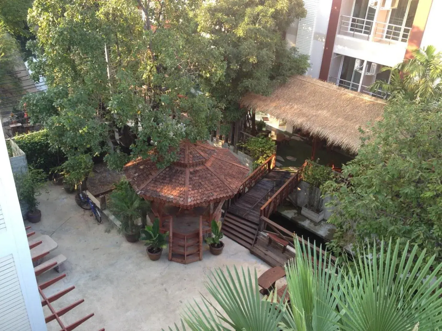 Garden, Bird's-eye View in The Loft Resort Bangkok