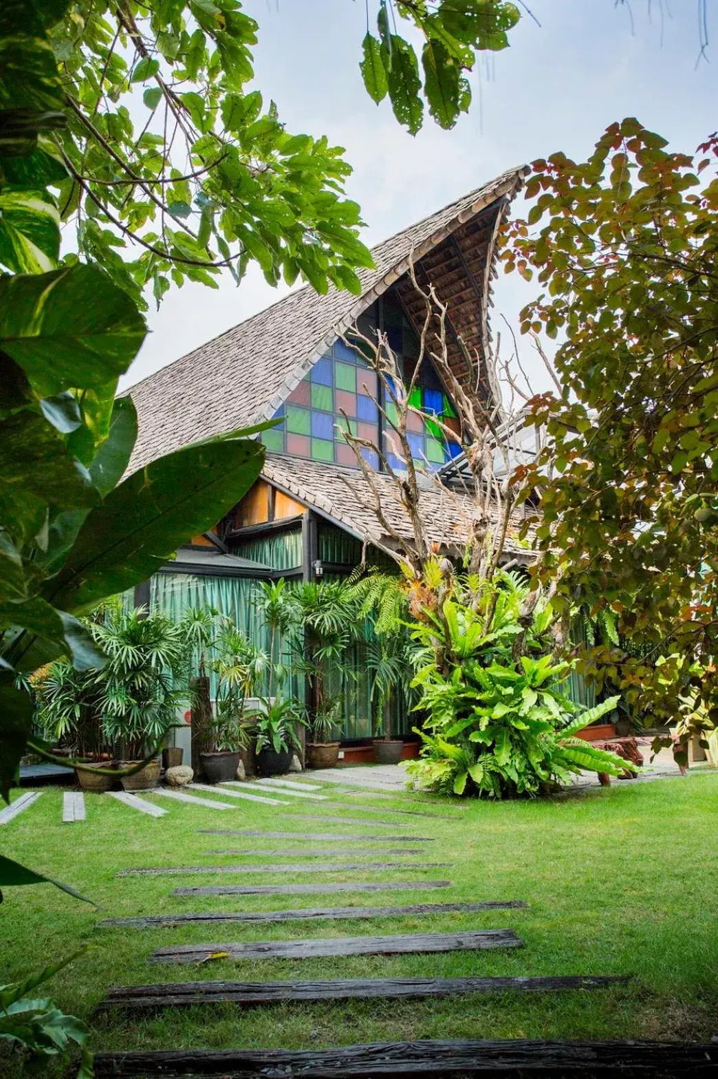 Garden, Property Building in The Loft Resort Bangkok