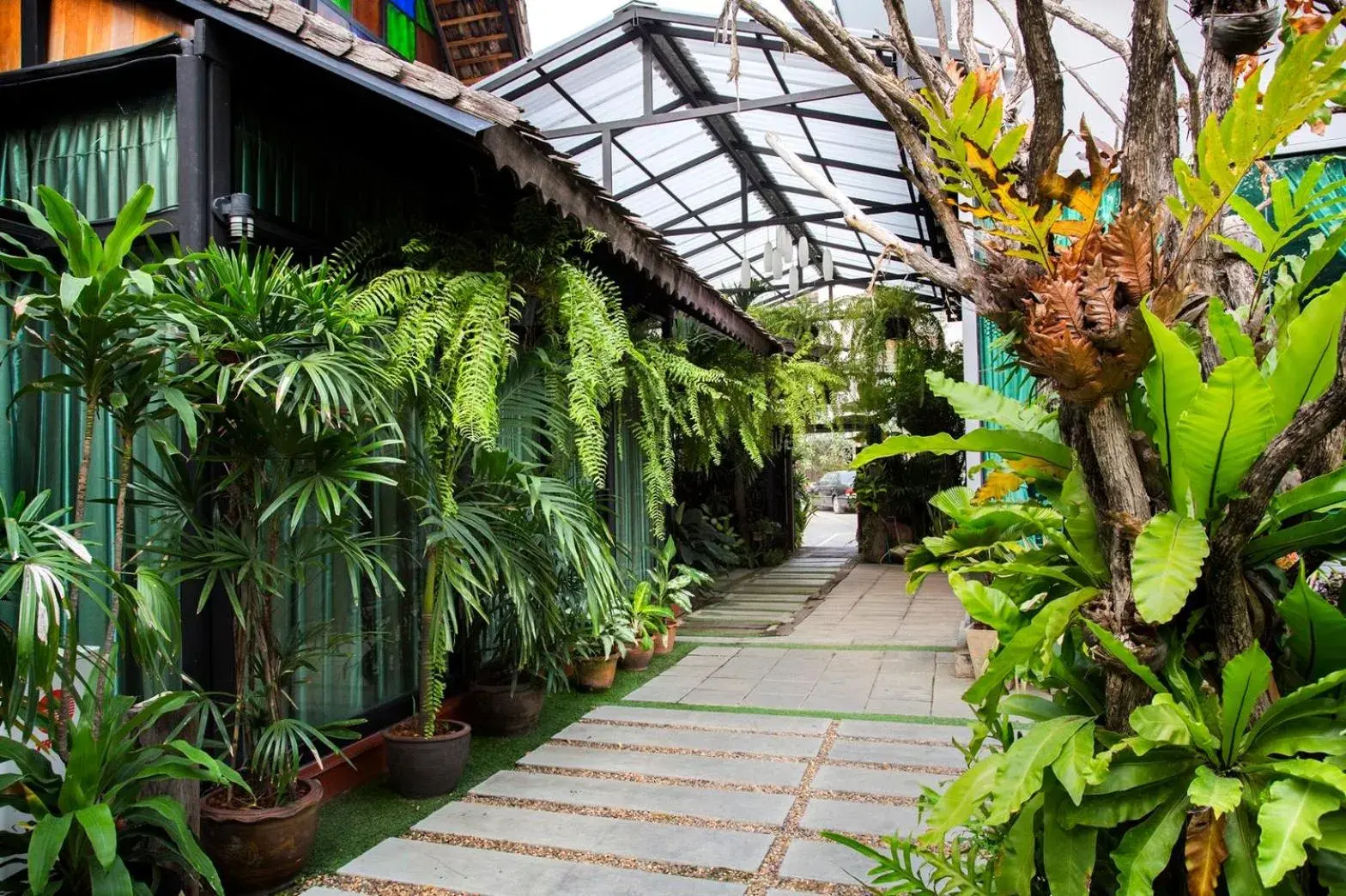 Garden in The Loft Resort Bangkok