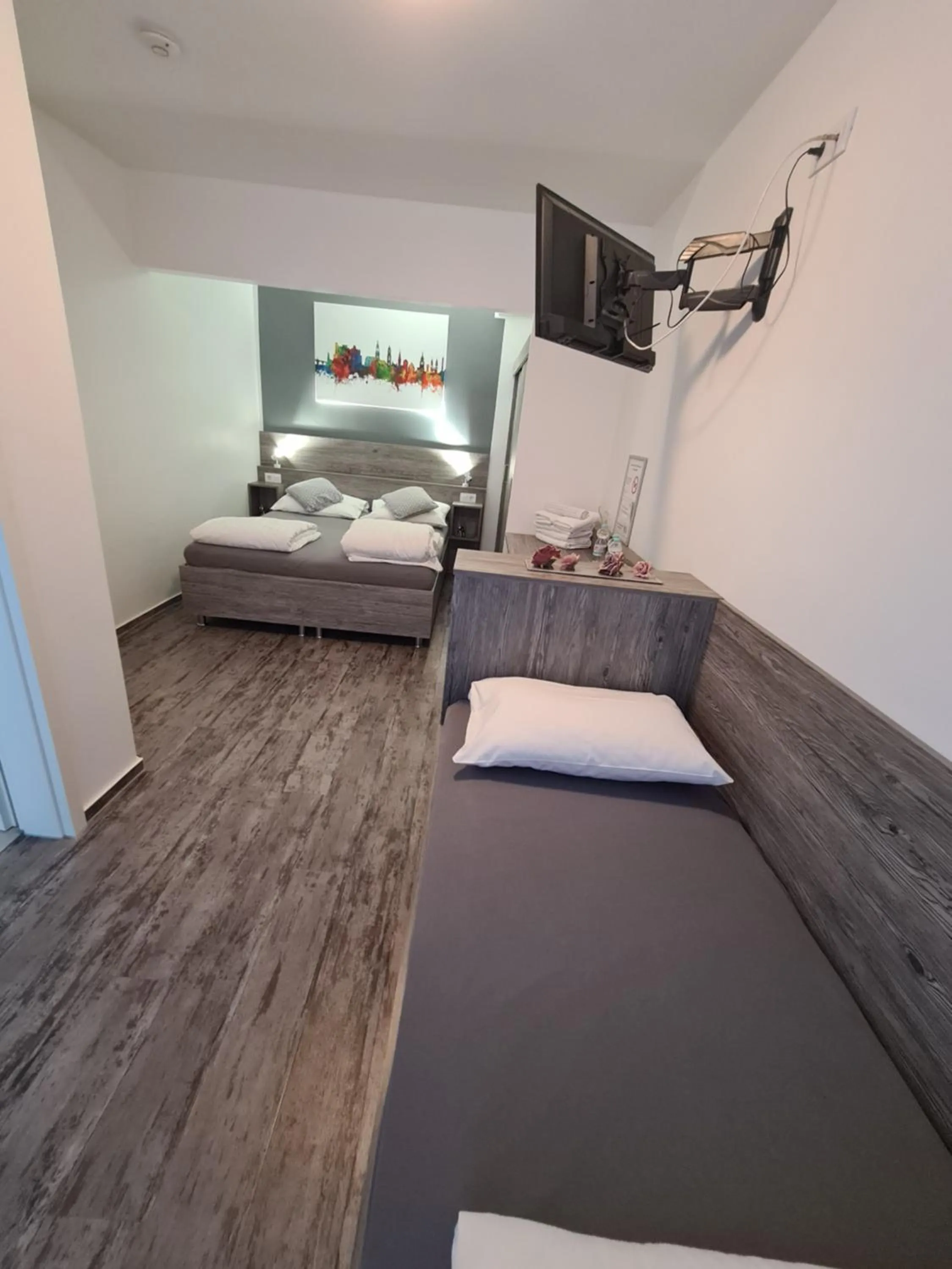 Bed in Pension Zwei A