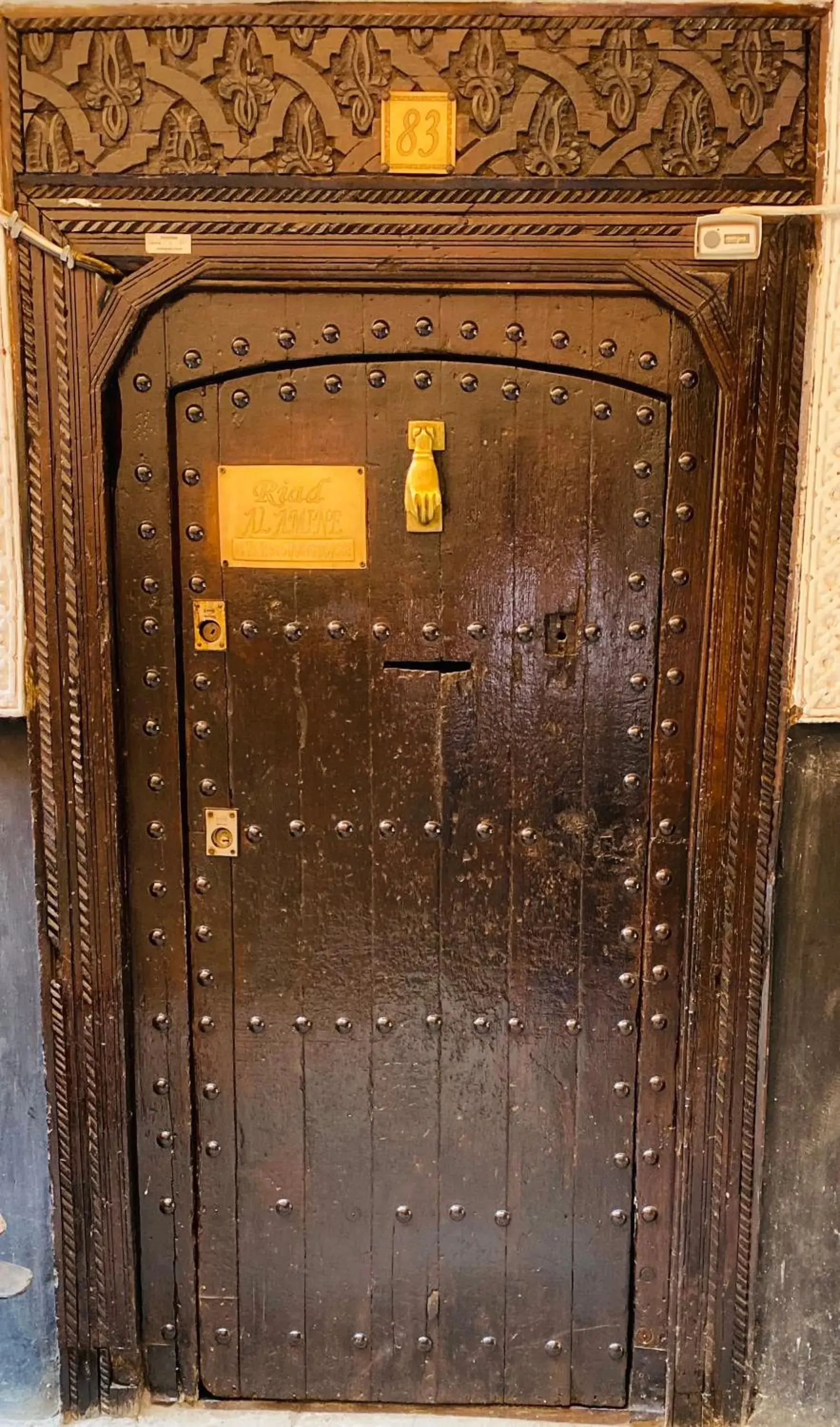 Facade/entrance, Bathroom in Riad Alamine