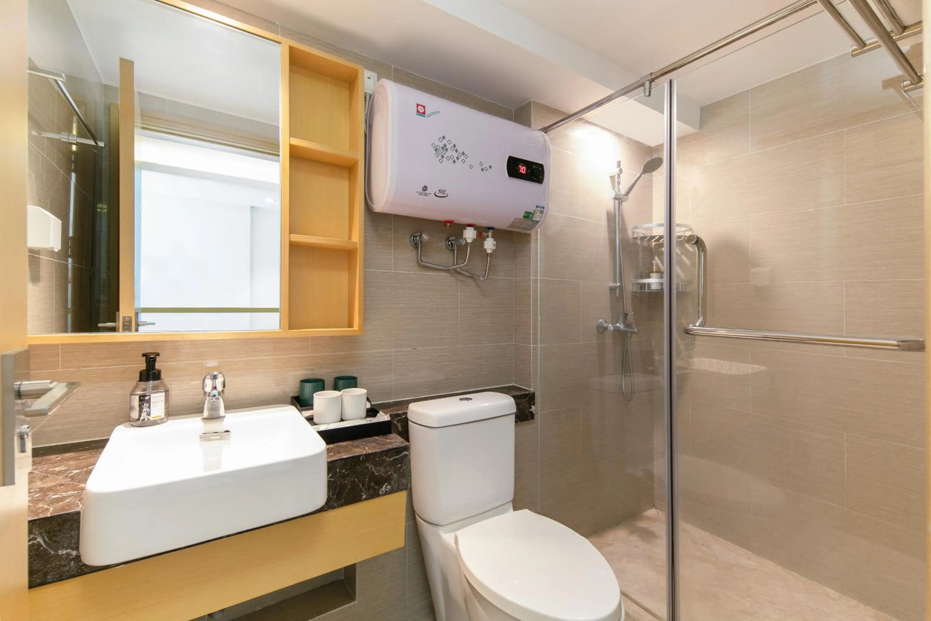 Toilet in Neal Yat Seaview Apartment Haitang Bay Sanya