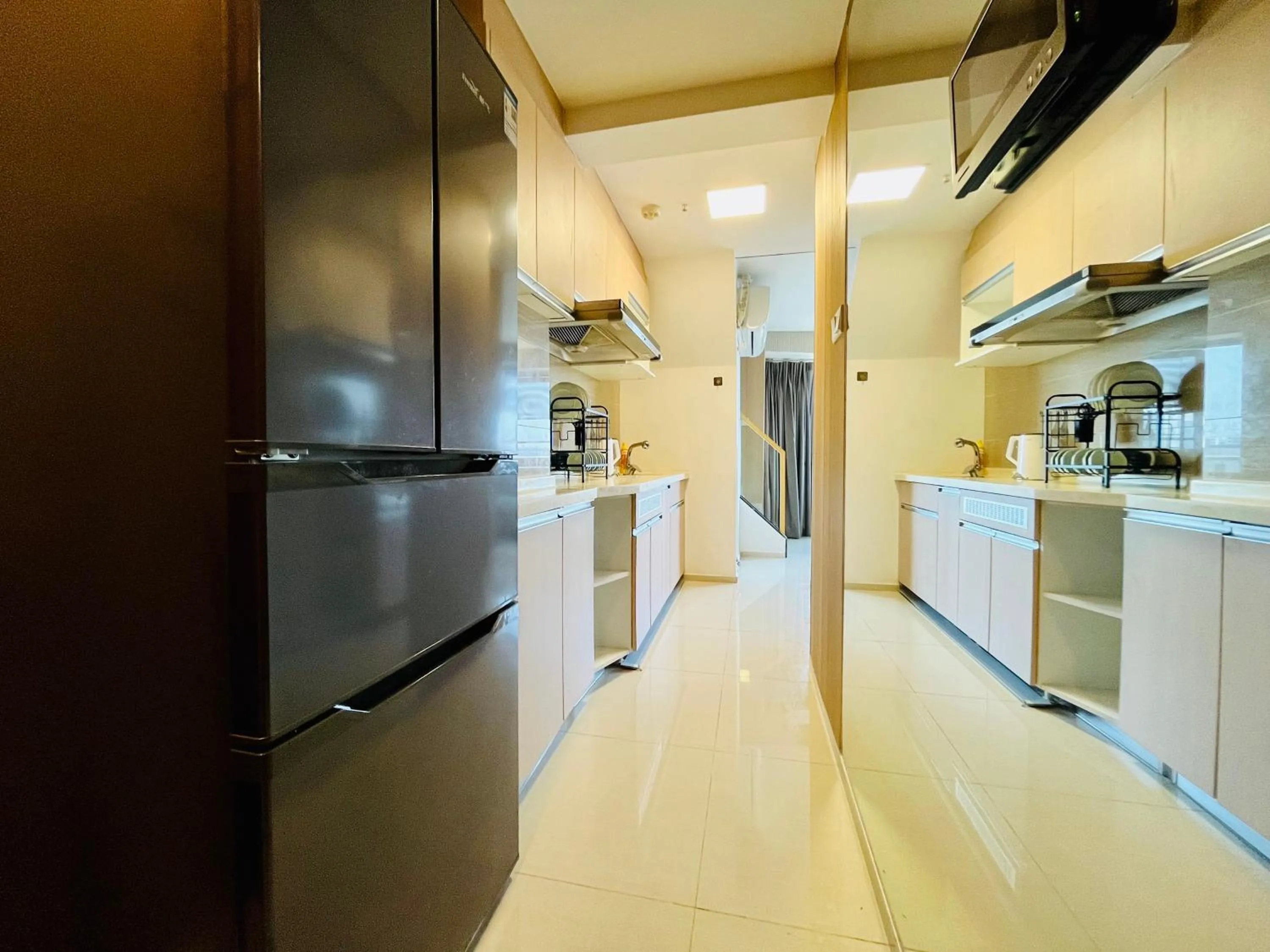 Kitchen or kitchenette in Neal Yat Seaview Apartment Haitang Bay Sanya