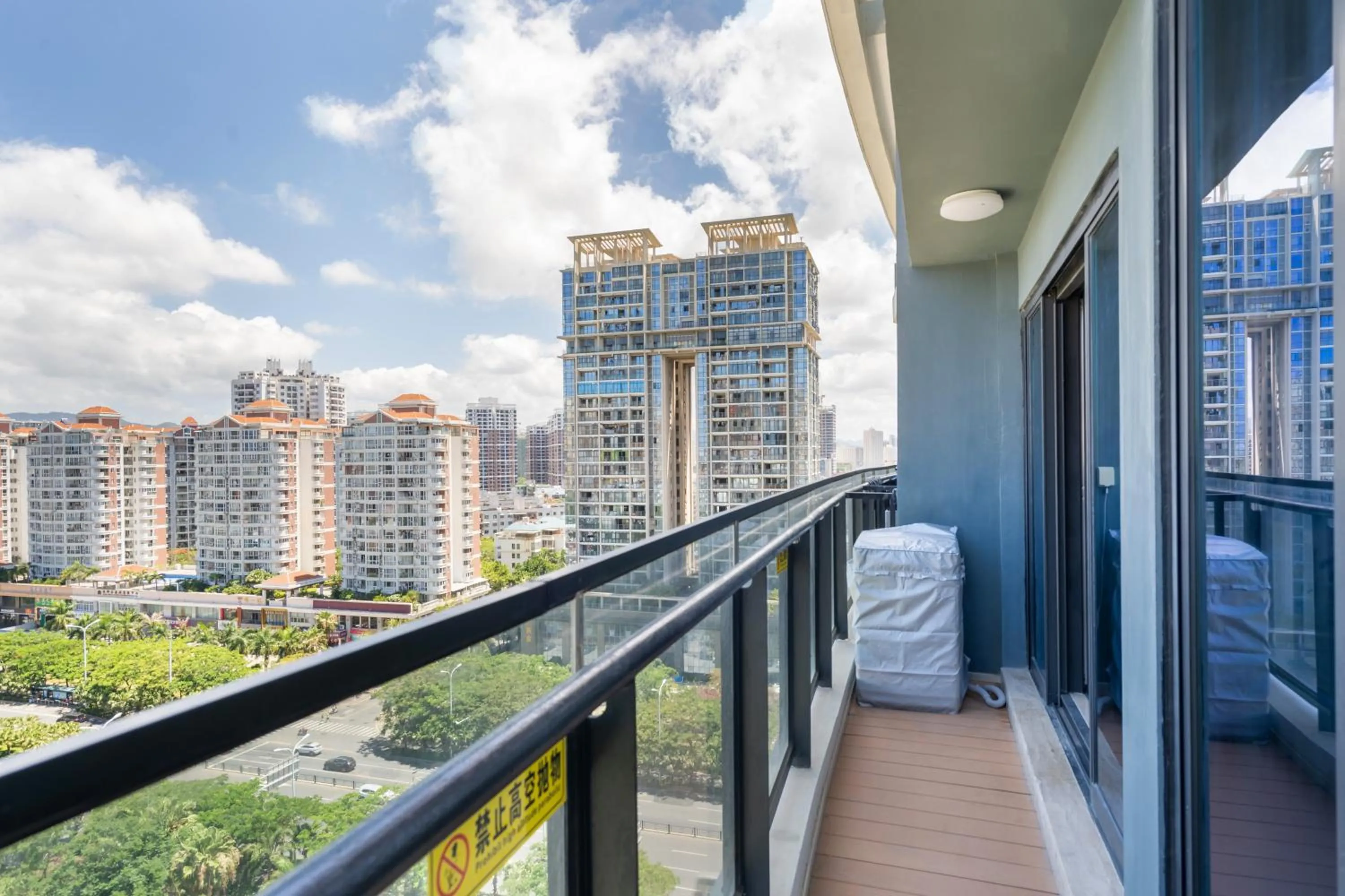 Balcony/Terrace in Neal Yat Seaview Apartment Haitang Bay Sanya