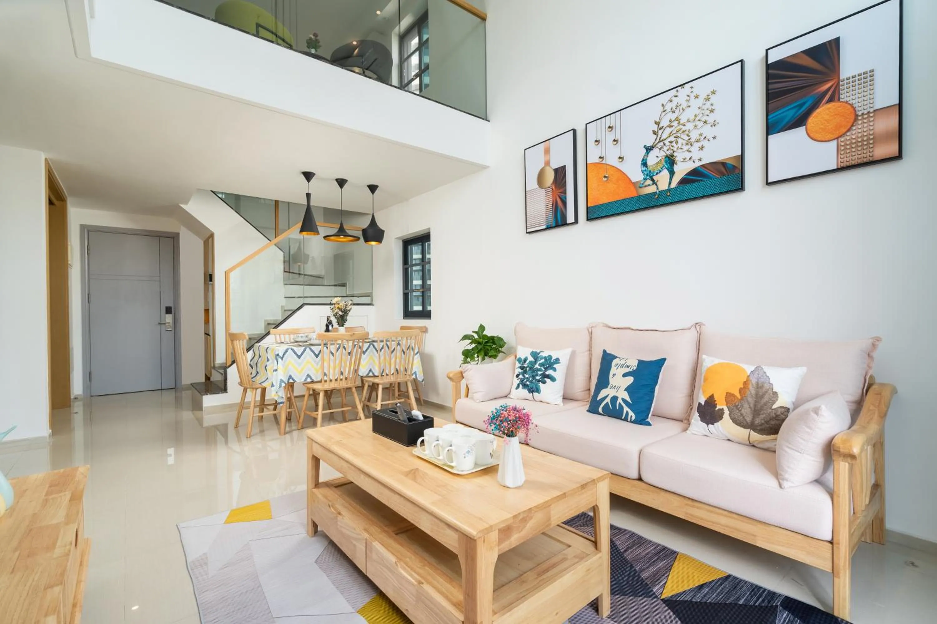 Living room in Neal Yat Seaview Apartment Haitang Bay Sanya