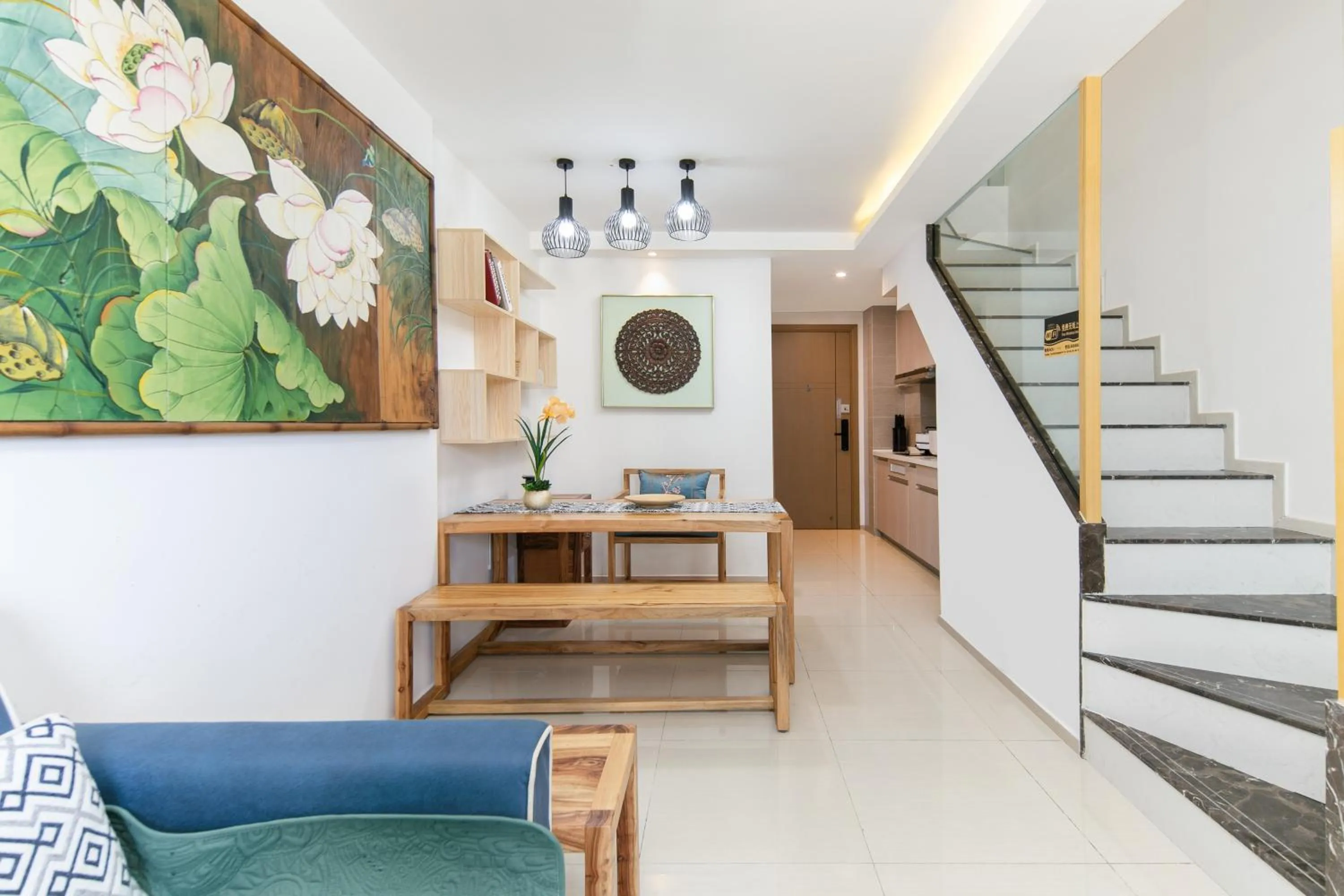 Living room in Neal Yat Seaview Apartment Haitang Bay Sanya