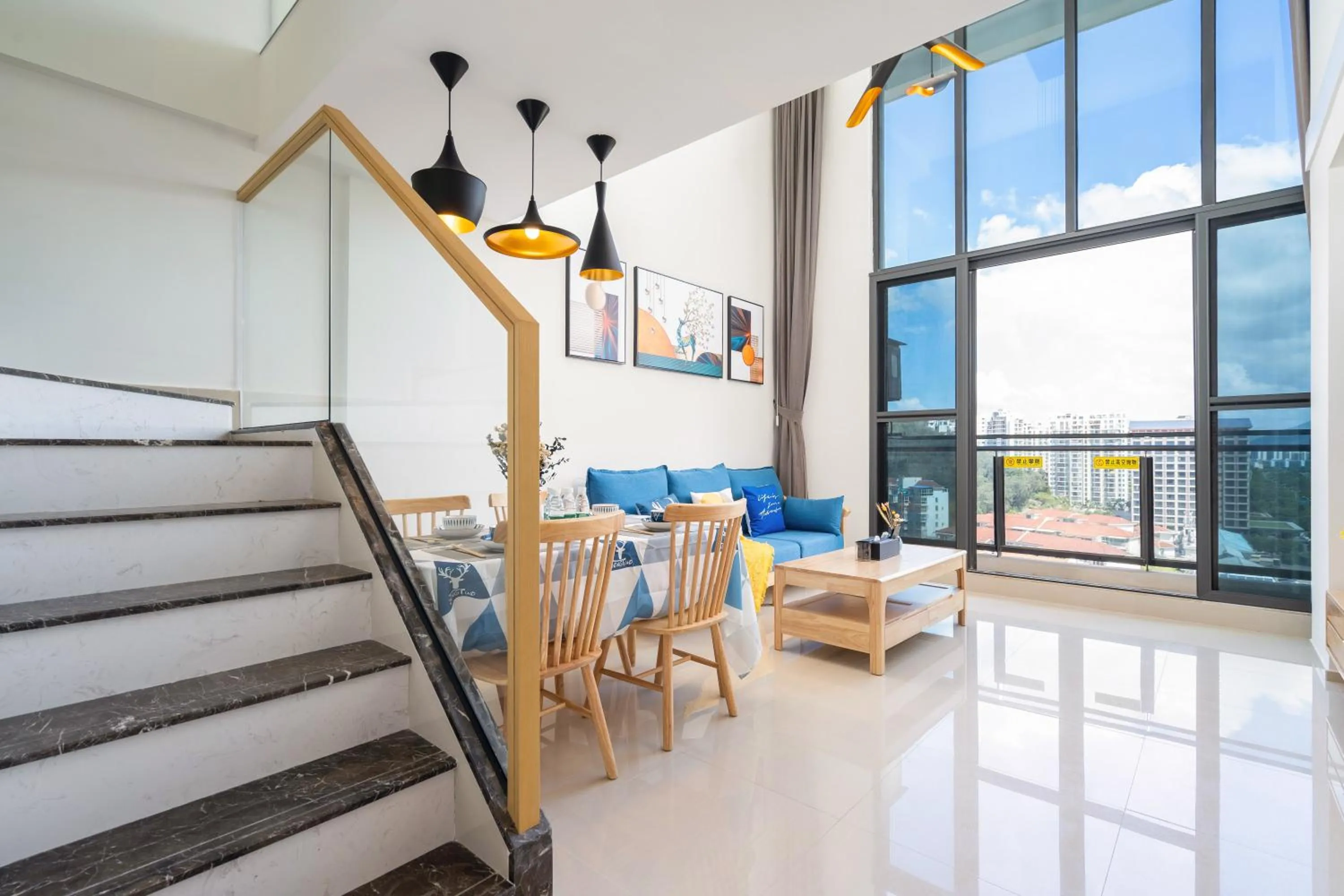 Living room in Neal Yat Seaview Apartment Haitang Bay Sanya