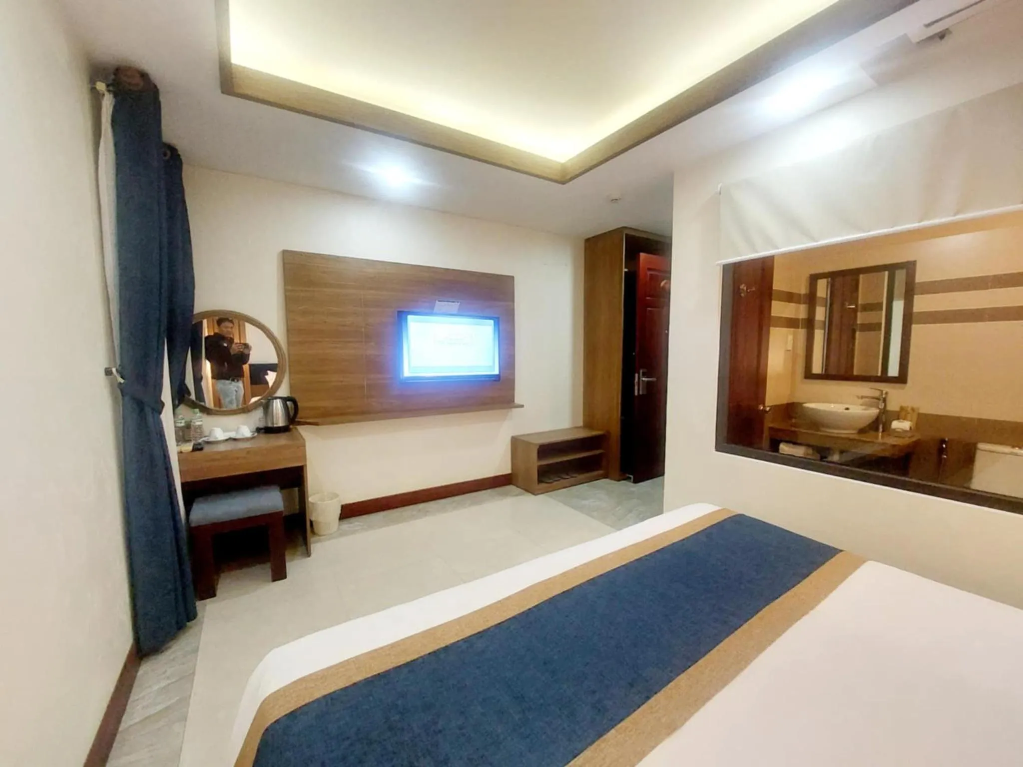 Communal lounge/ TV room in Southern Hotel Hoi An