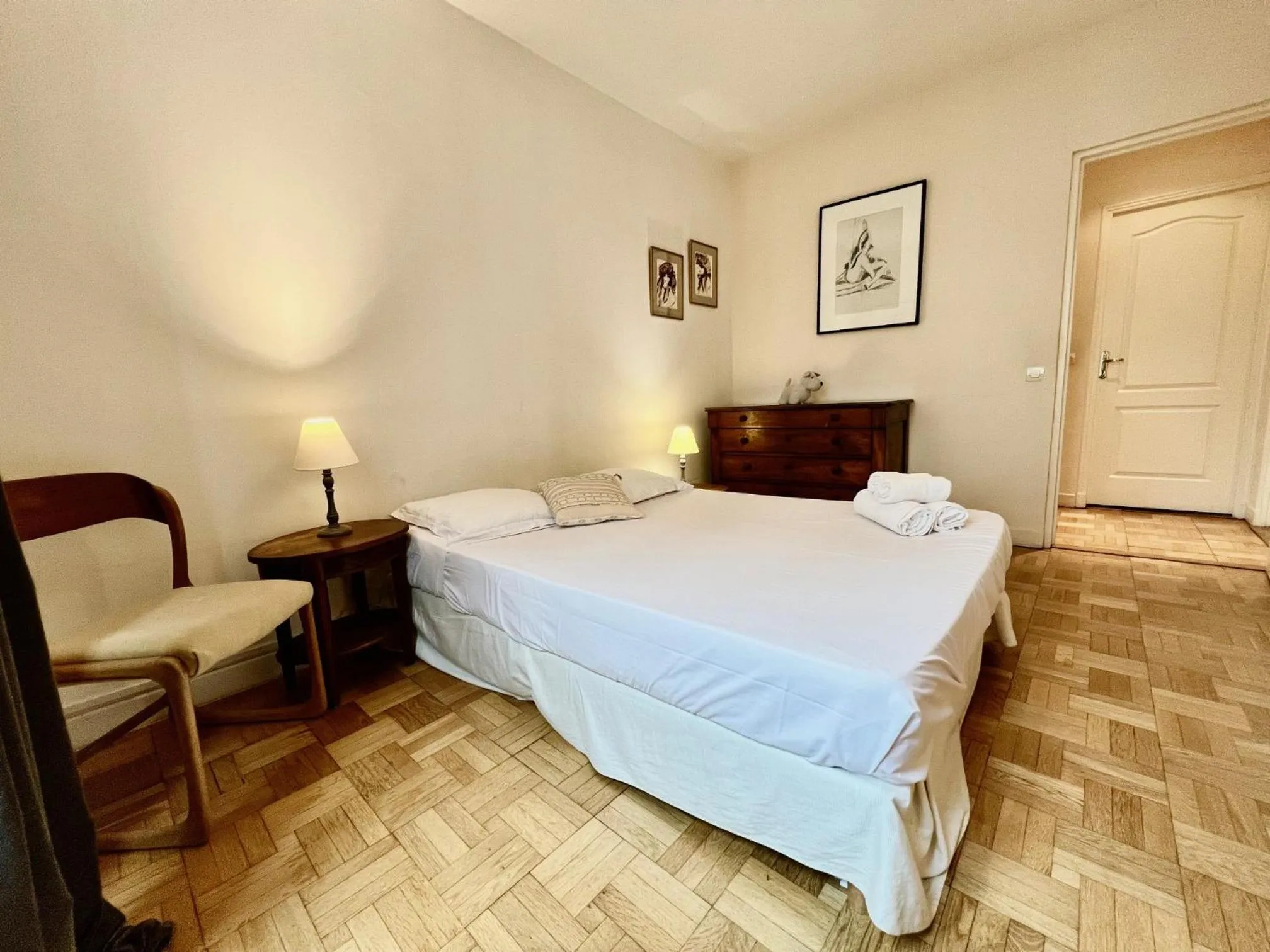 Bed in ApartHotel Riviera - Nice Côte d'Azur - Grimaldi AC - Promenade des Anglais