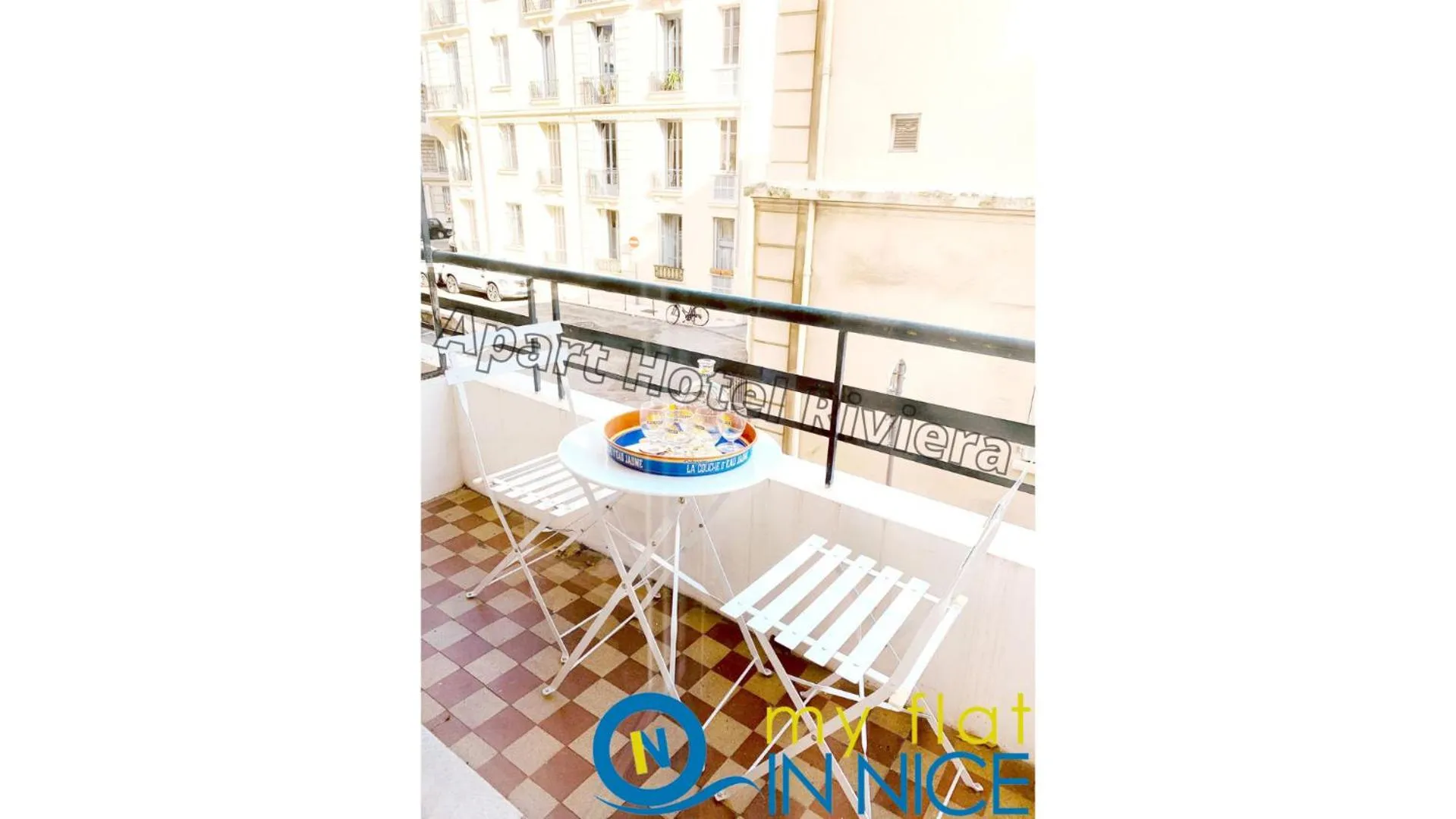 Balcony/Terrace in ApartHotel Riviera - Nice Côte d'Azur - Grimaldi AC - Promenade des Anglais