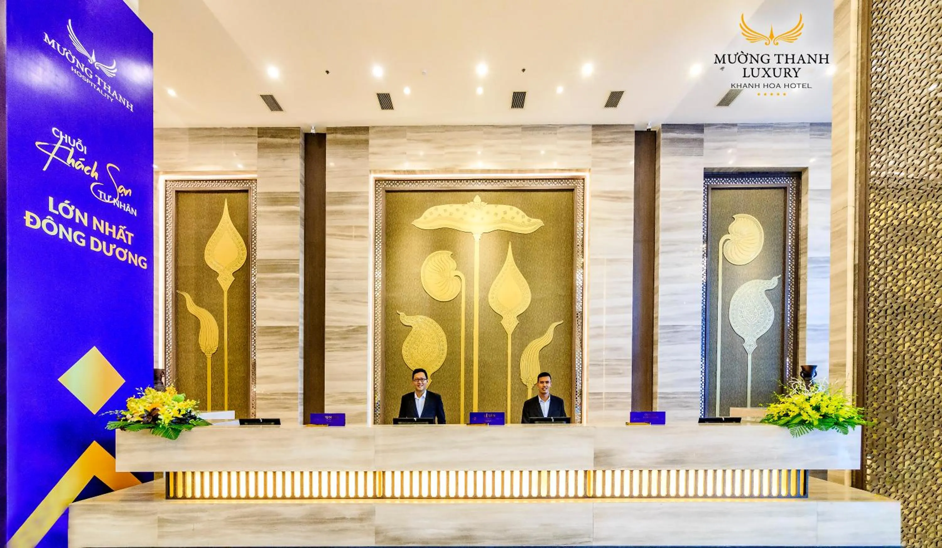 Lobby or reception in Muong Thanh Luxury Khanh Hoa