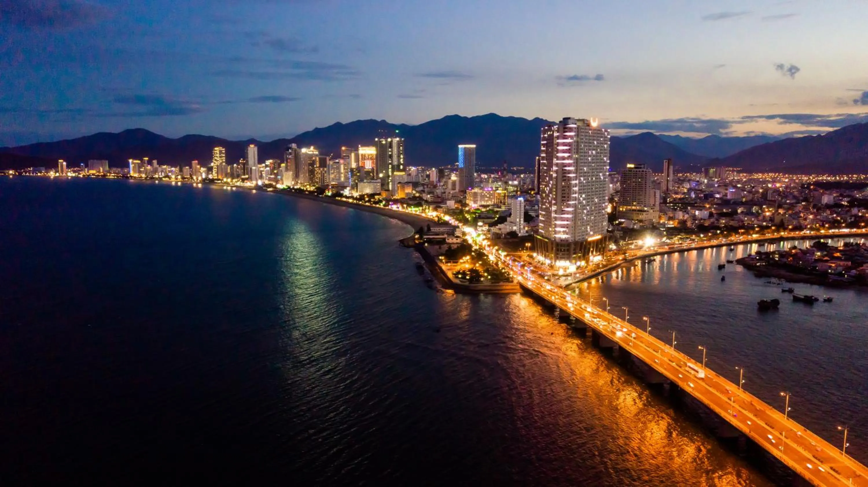 Bird's eye view in Muong Thanh Luxury Khanh Hoa