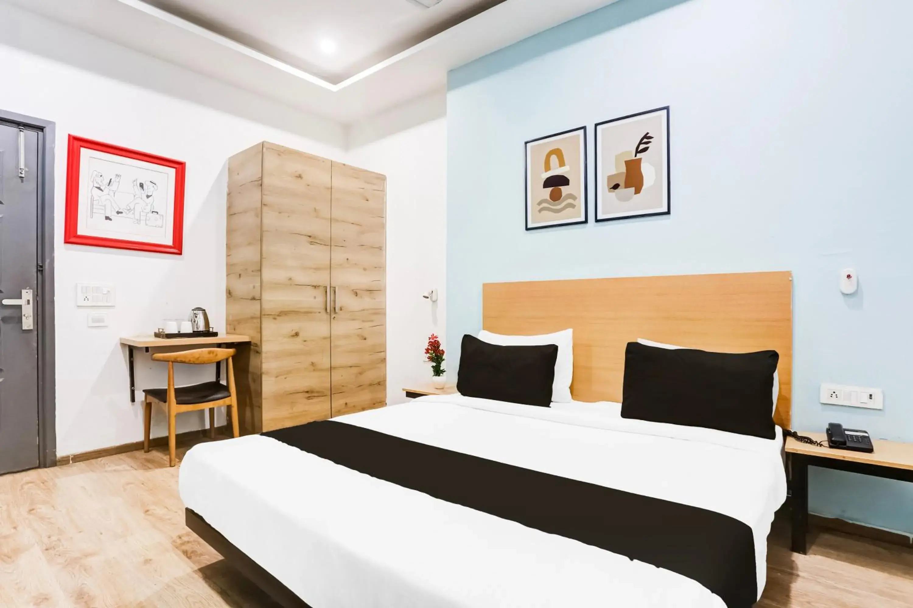 Bedroom, Bed in Super Townhouse Rohini Sector 23 Bedroom, Bed in Super Townhouse Rohini Sector 23