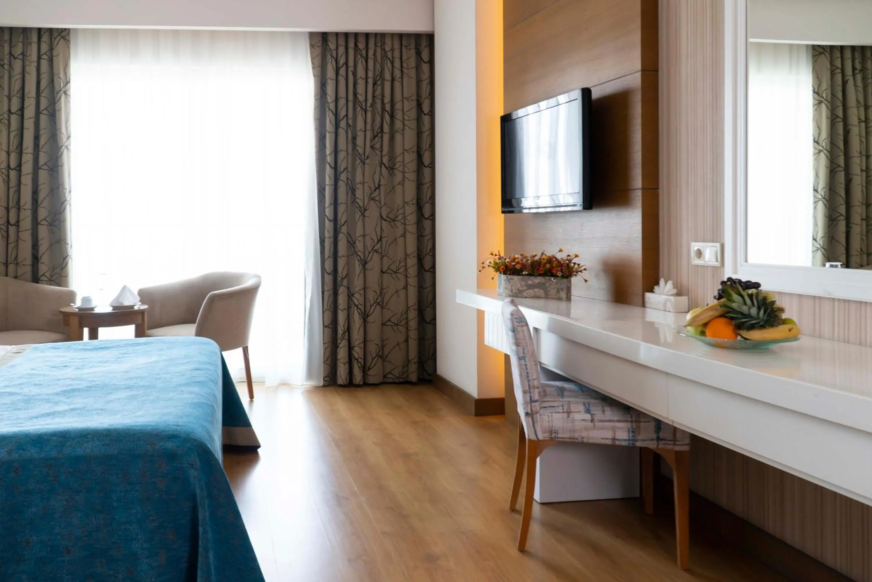 TV and multimedia, Bed in Adalya Ocean Deluxe - Ultra All Inclusive