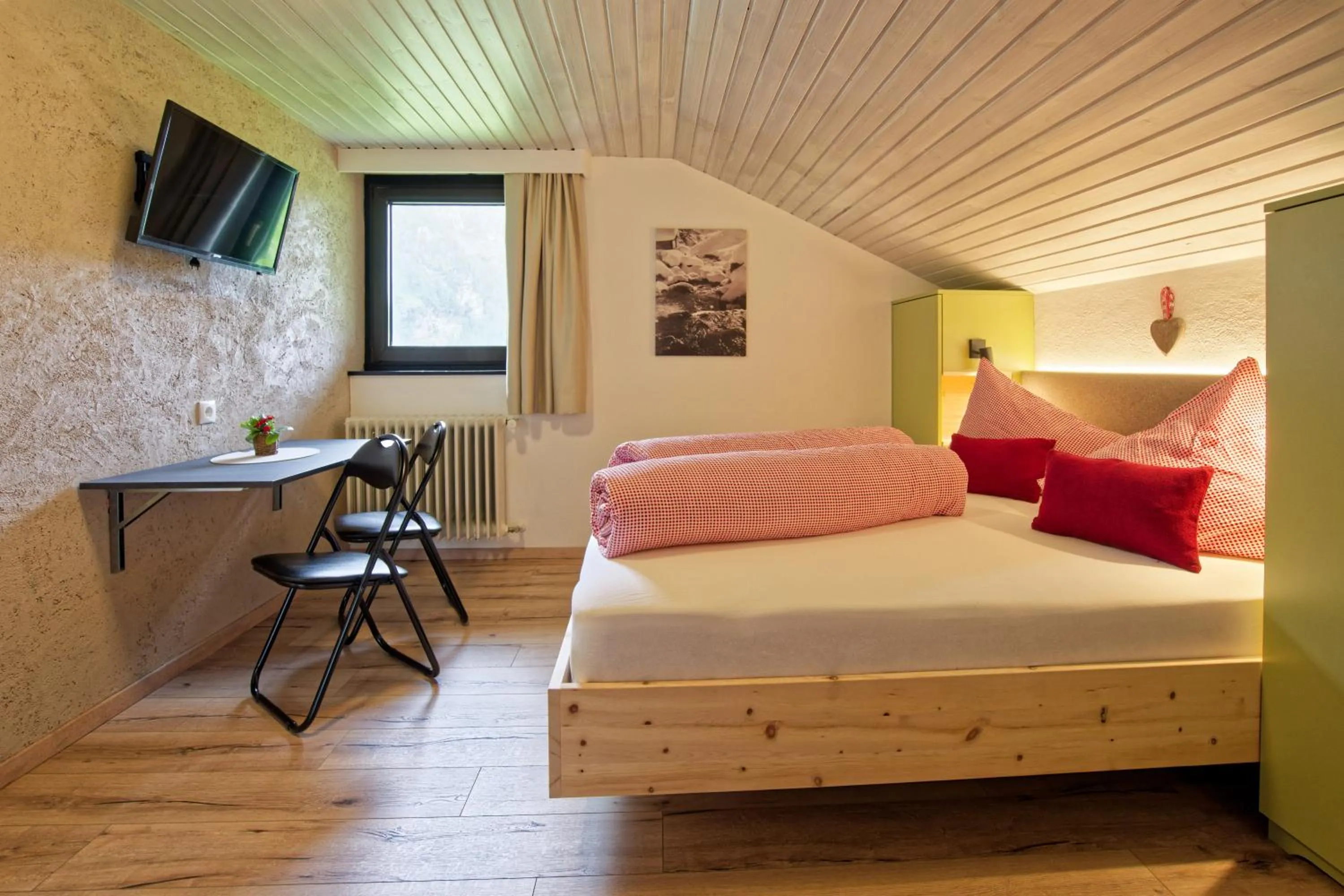 Bed in Bergchalet Hotel Reinerhof