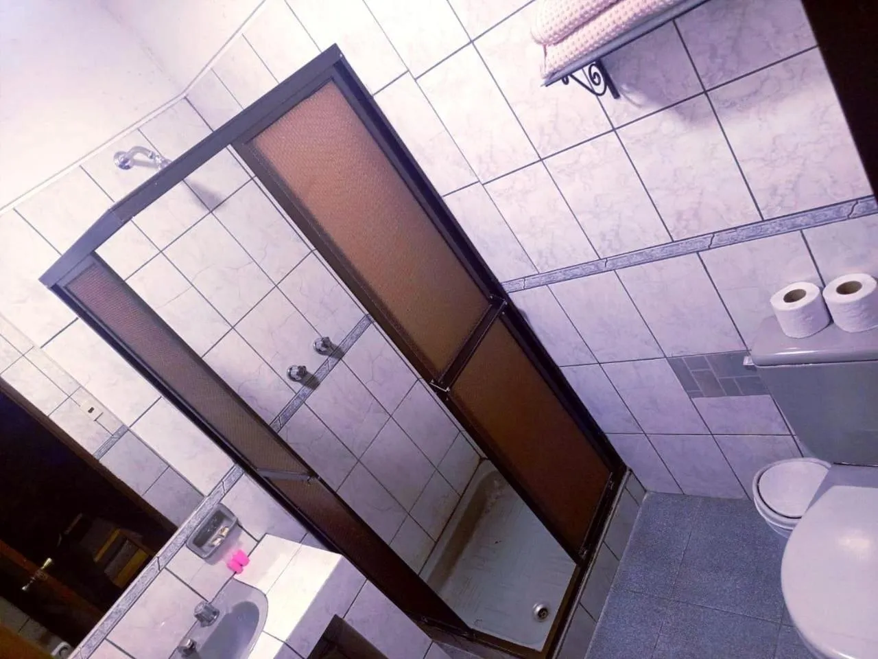 Bathroom in Hostal Recoleta Sur