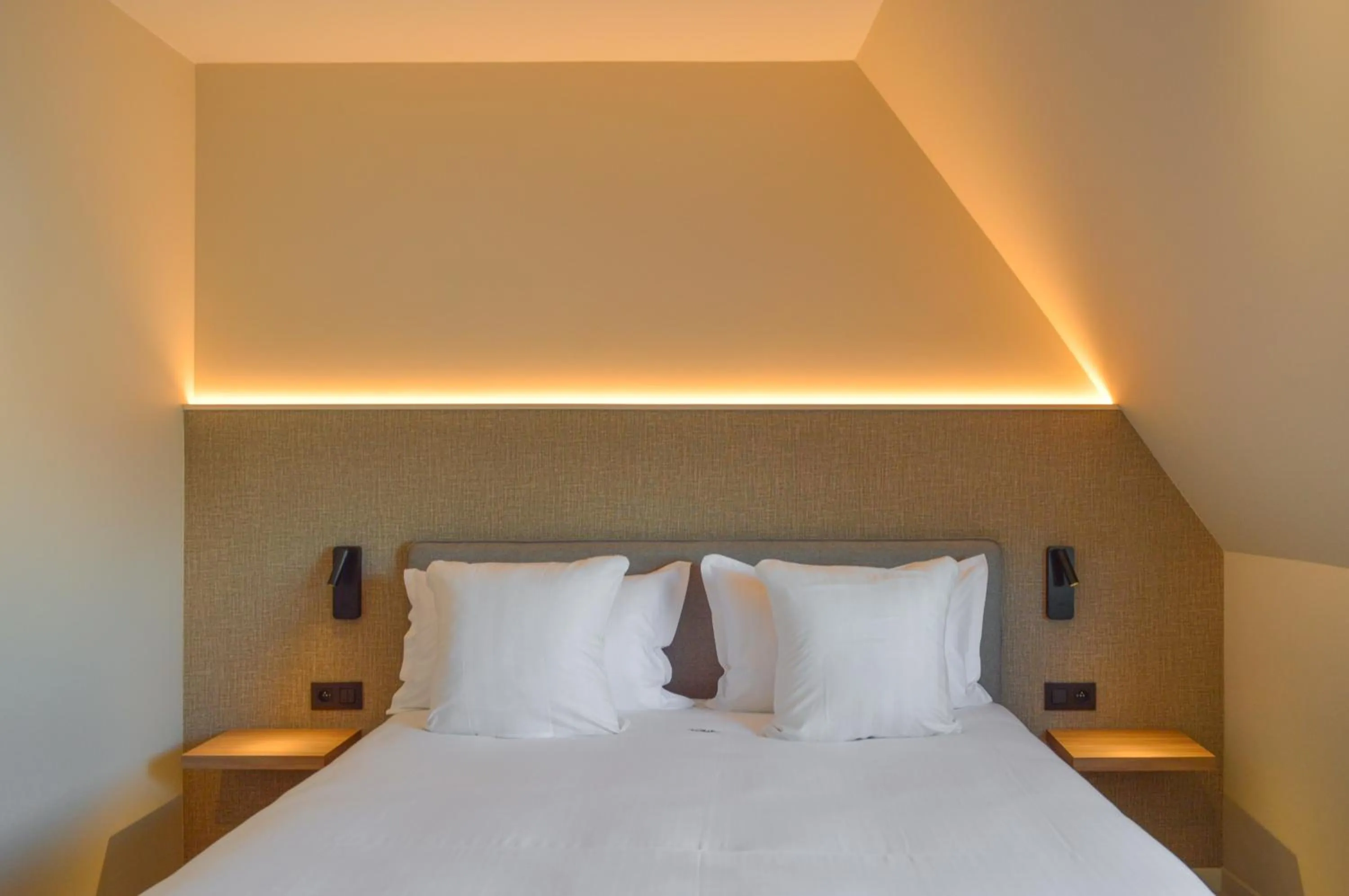 Bed in Hotel De Zalm