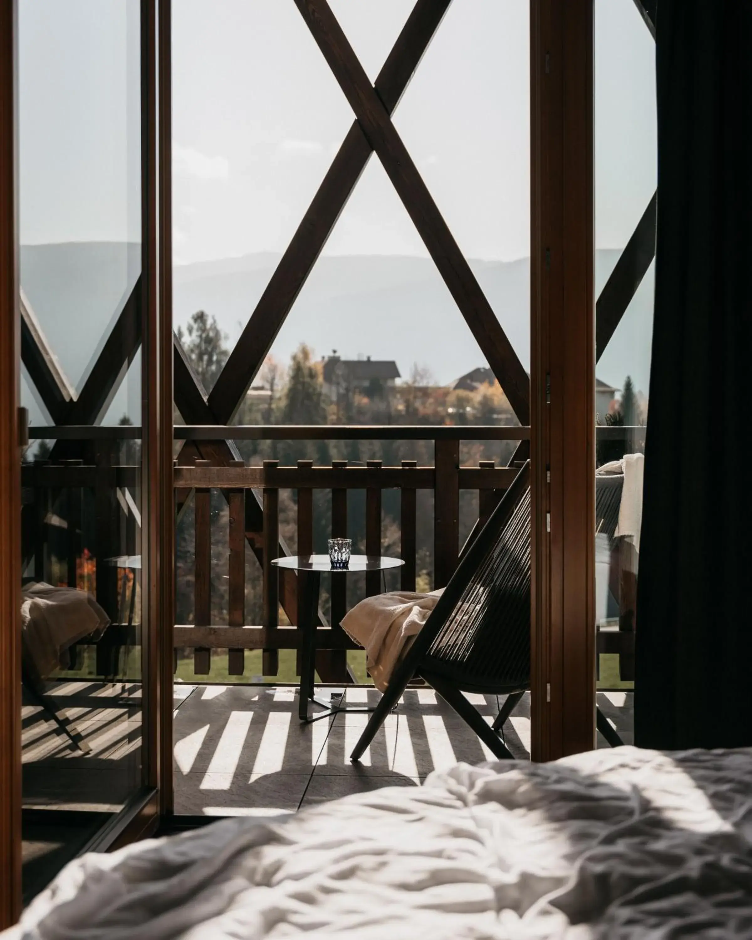 View (from property/room), Bed in Terentnerhof 4*S active & lifestyle hotel View (from property/room), Bed in Terentnerhof 4*S active & lifestyle hotel