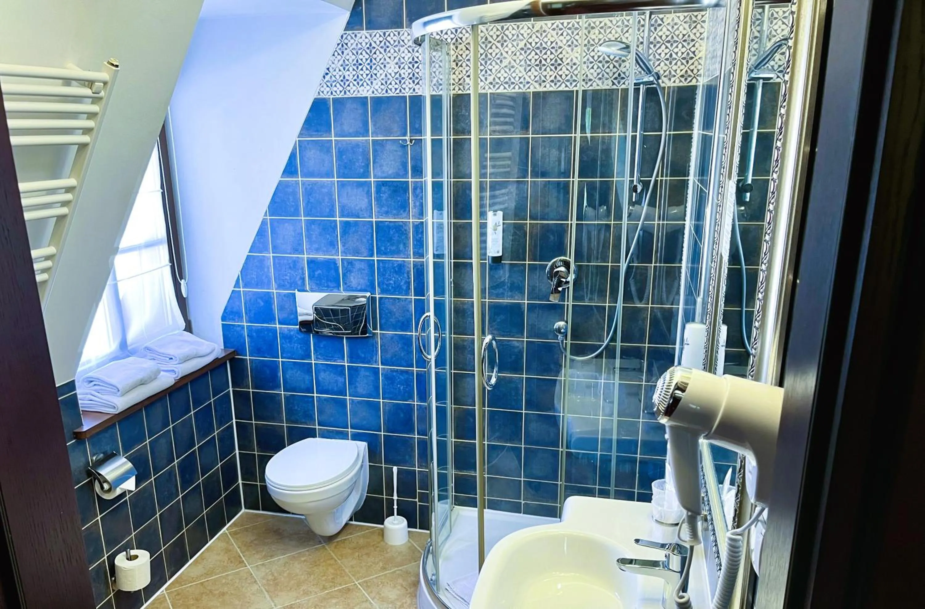 Bathroom in Gościniec Ryński Młyn