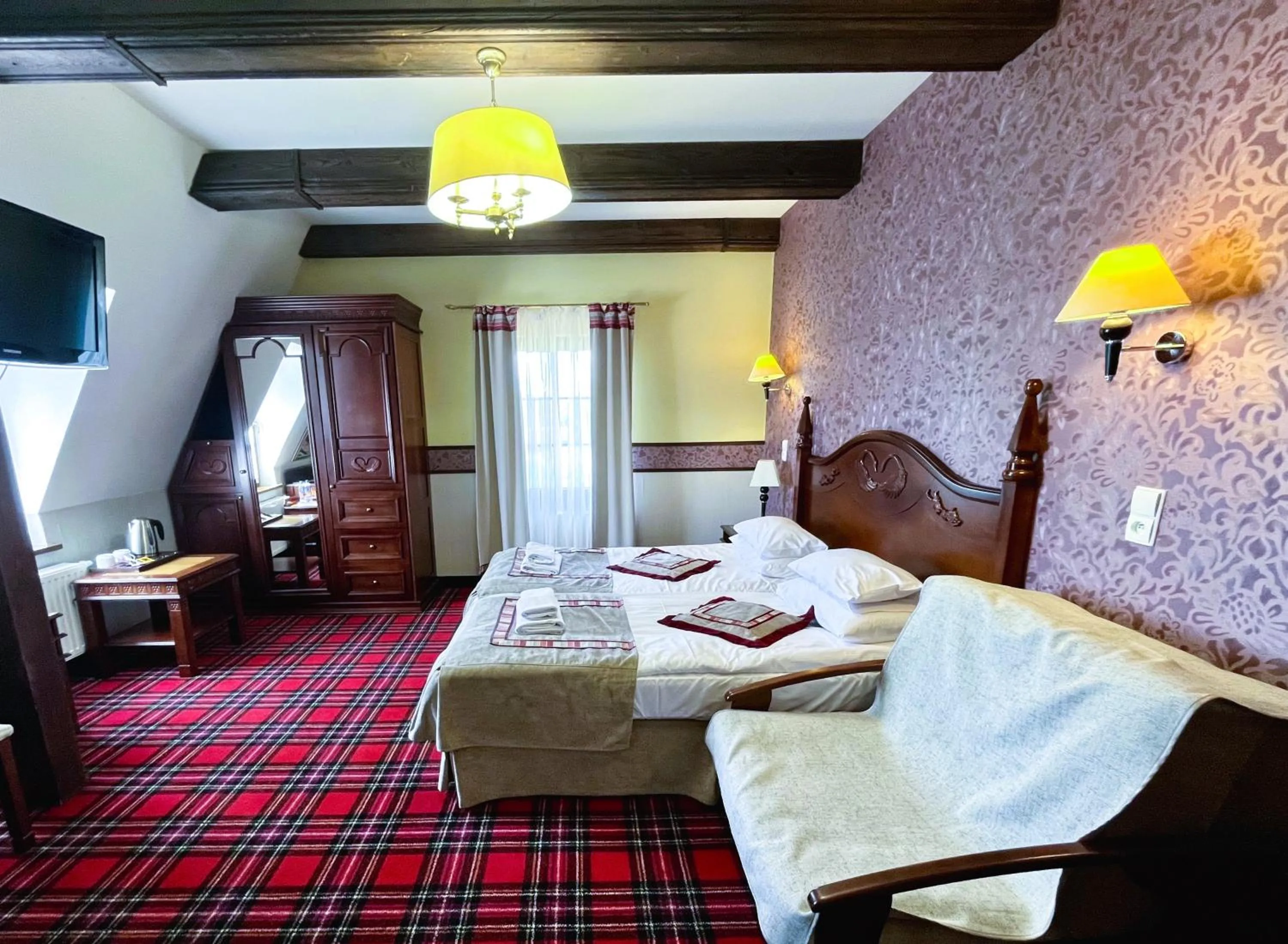 Photo of the whole room, Bed in Gościniec Ryński Młyn