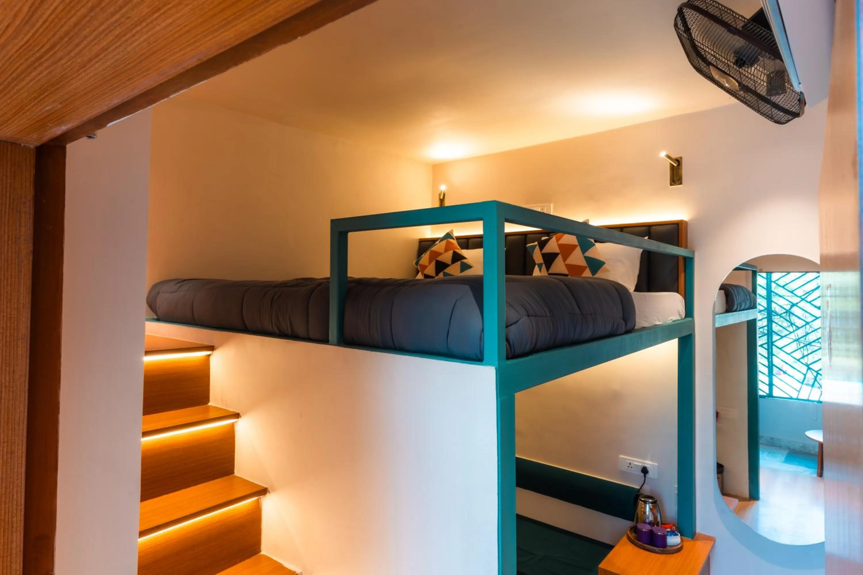 Bed in Joey's Hostel Agra - 200m from Taj Mahal