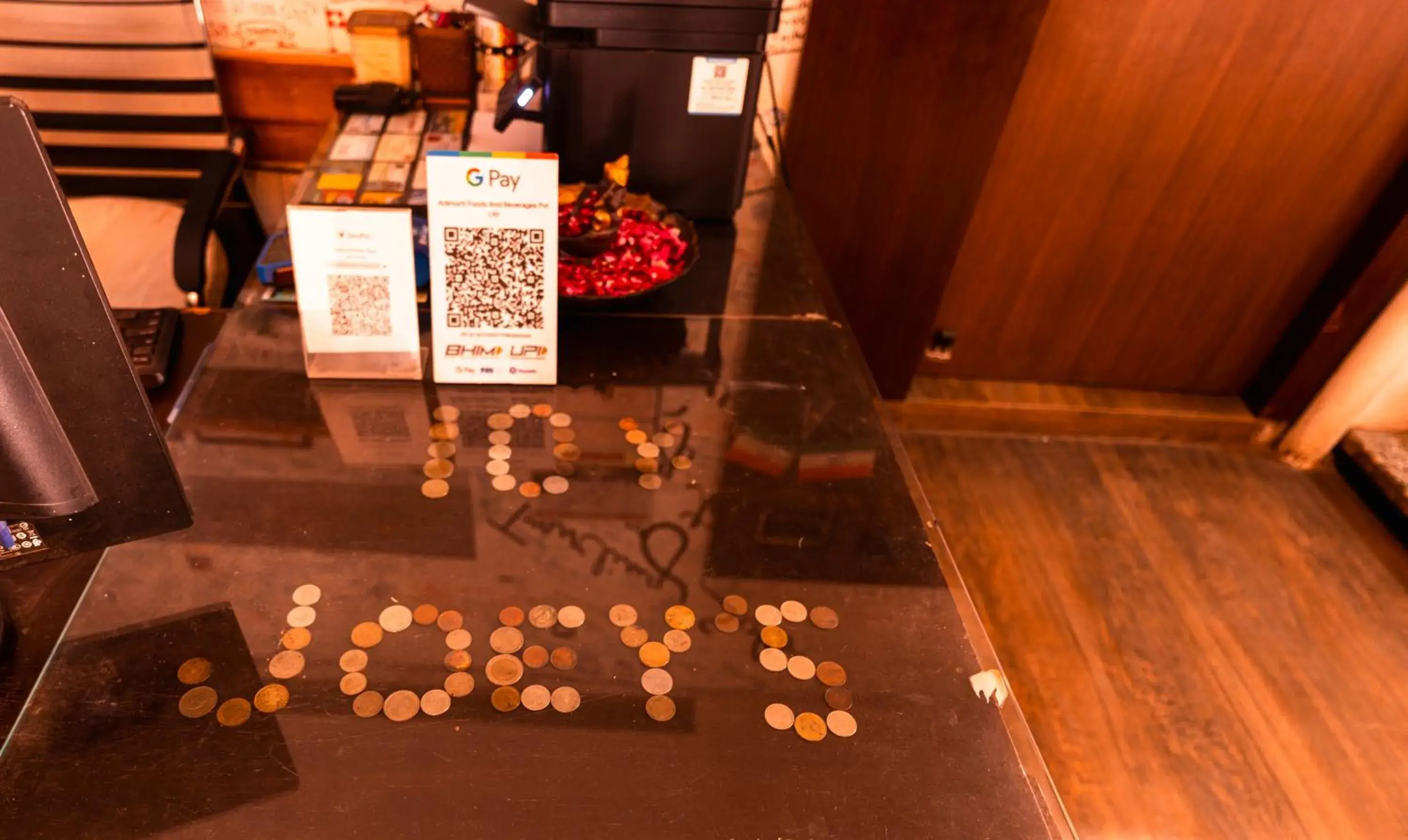 Lobby or reception in Joey's Hostel Agra - 200m from Taj Mahal Lobby or reception in Joey's Hostel Agra - 200m from Taj Mahal