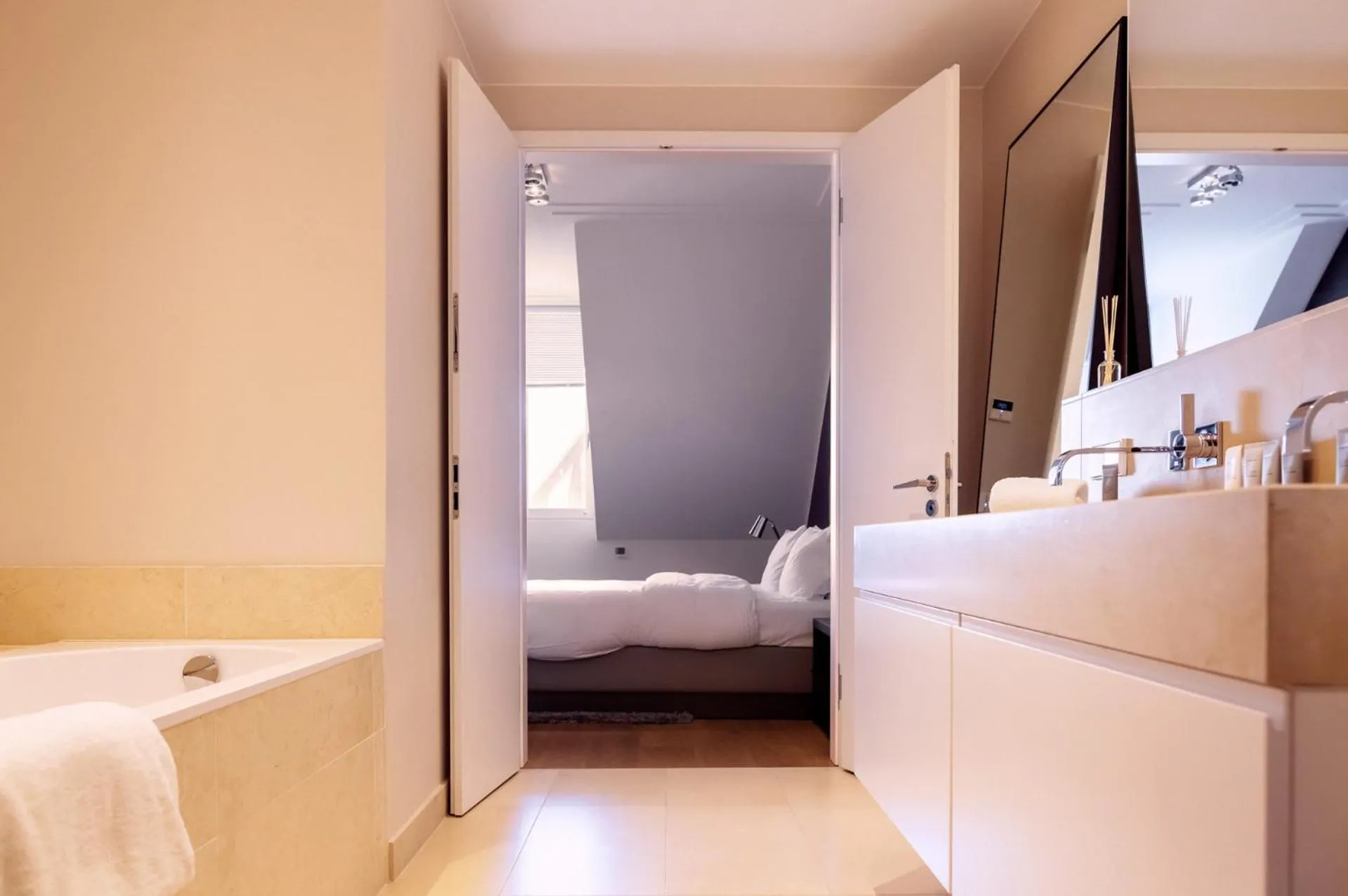 Bathroom, Bed in The Wellem Residences