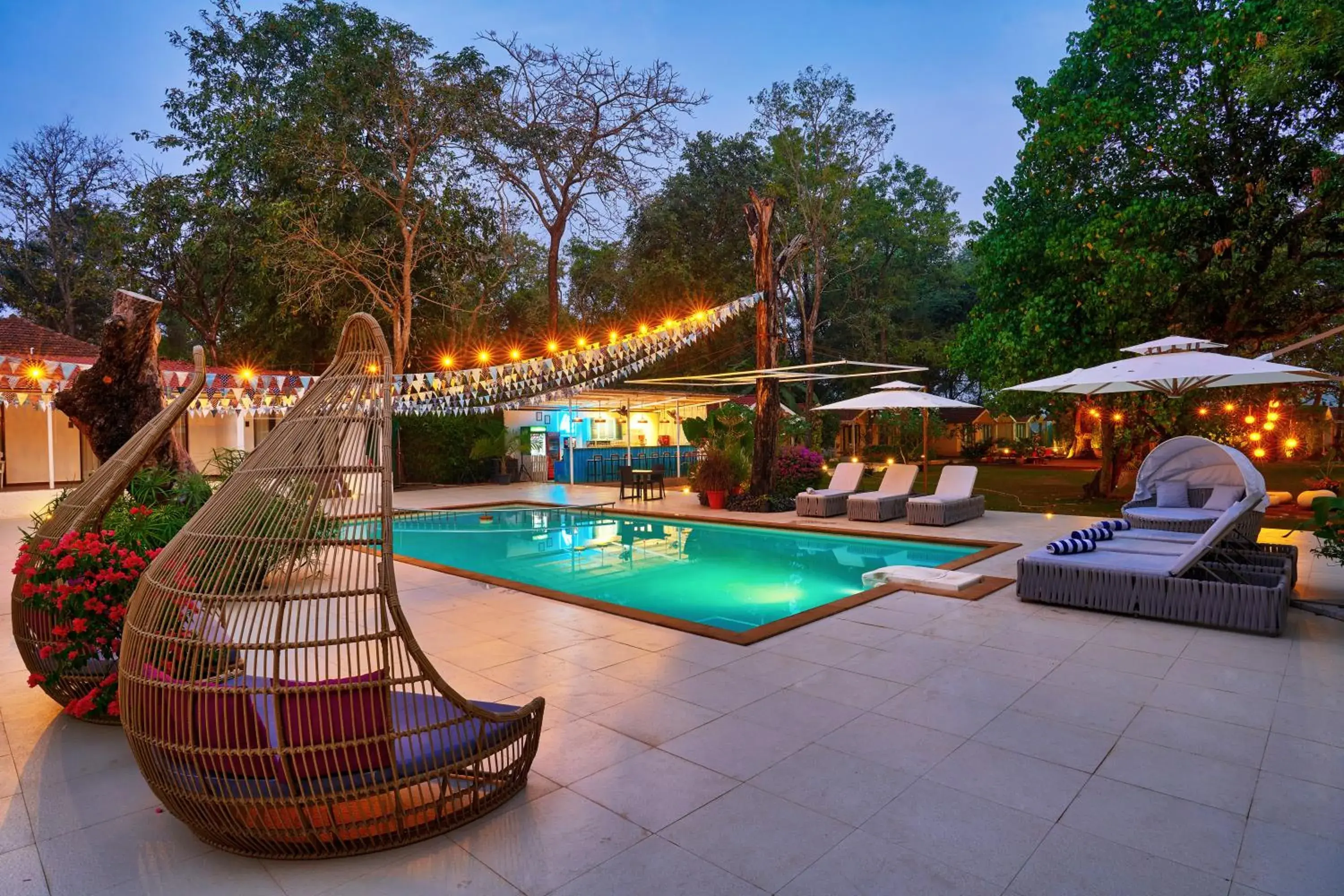 Pool view in Blu Resorts Pool view in Blu Resorts