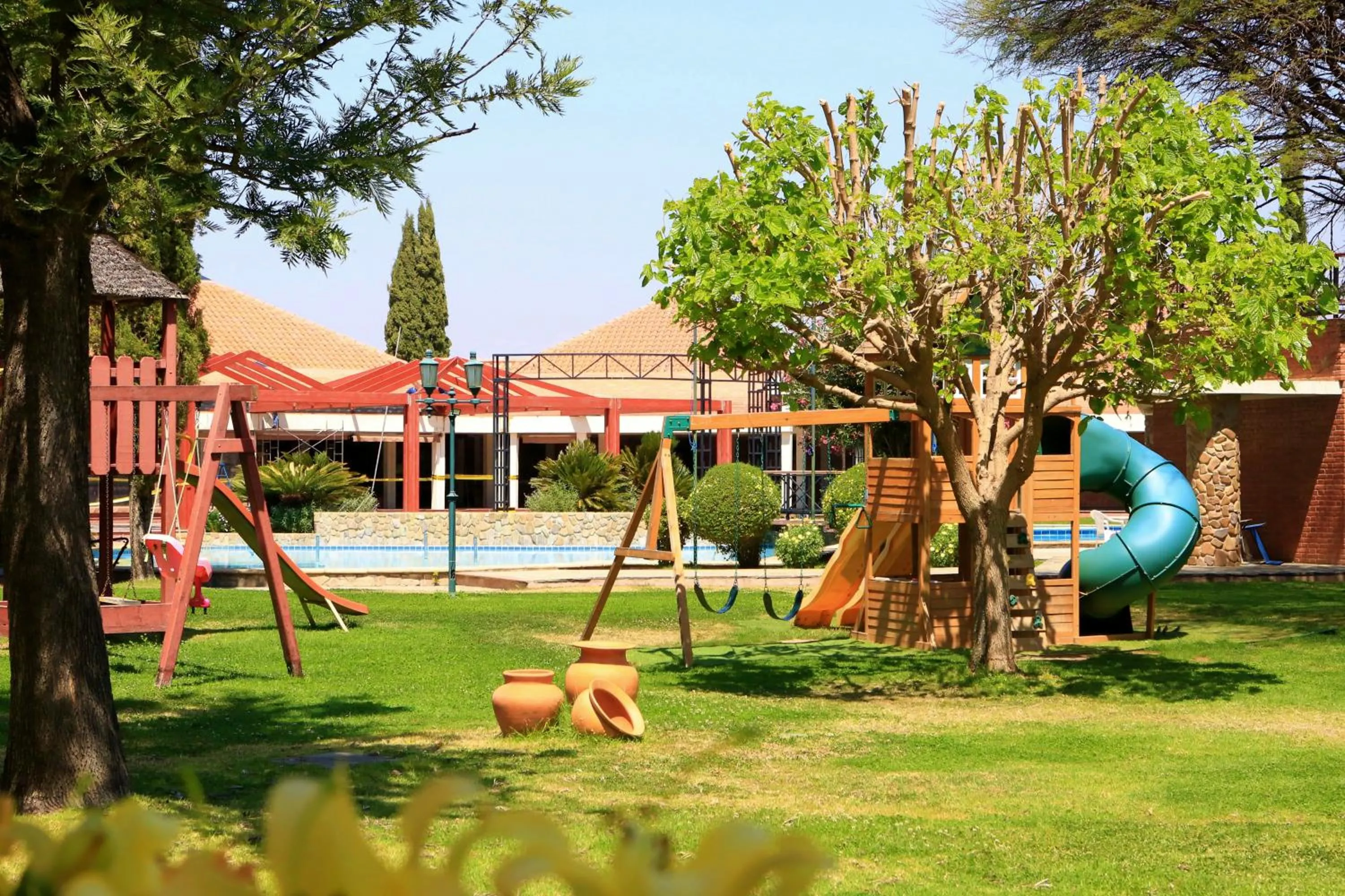 Children play ground in Hotel Los Parrales