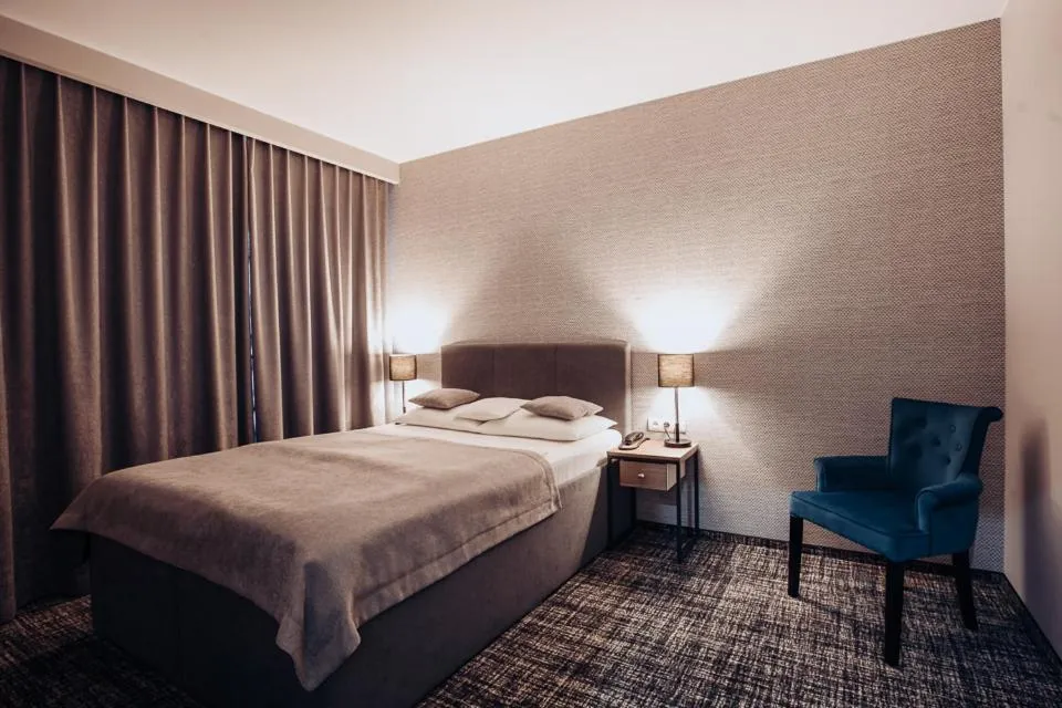 Bed in Miejsca noclegowe i Restauracja Kamiński