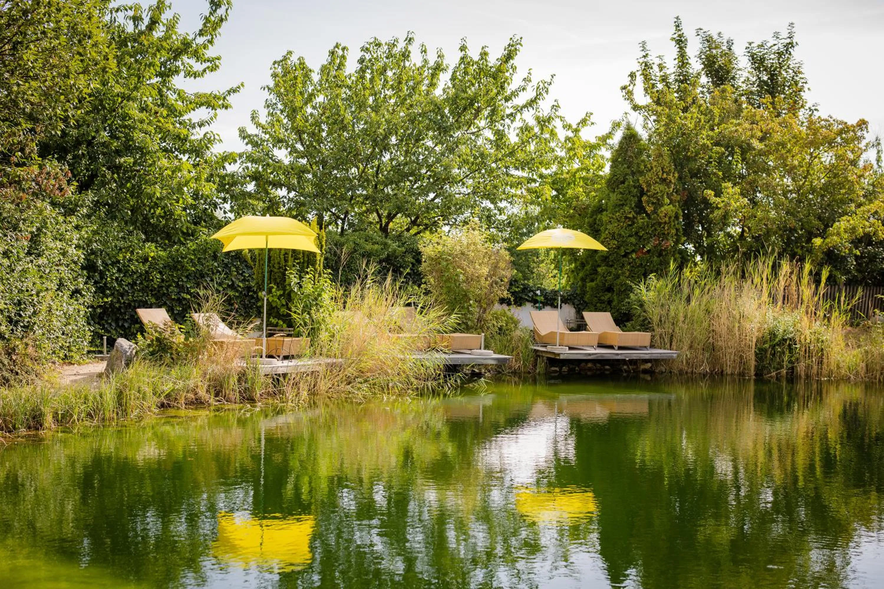 Open Air Bath in Thermenhotel Vier Jahreszeiten