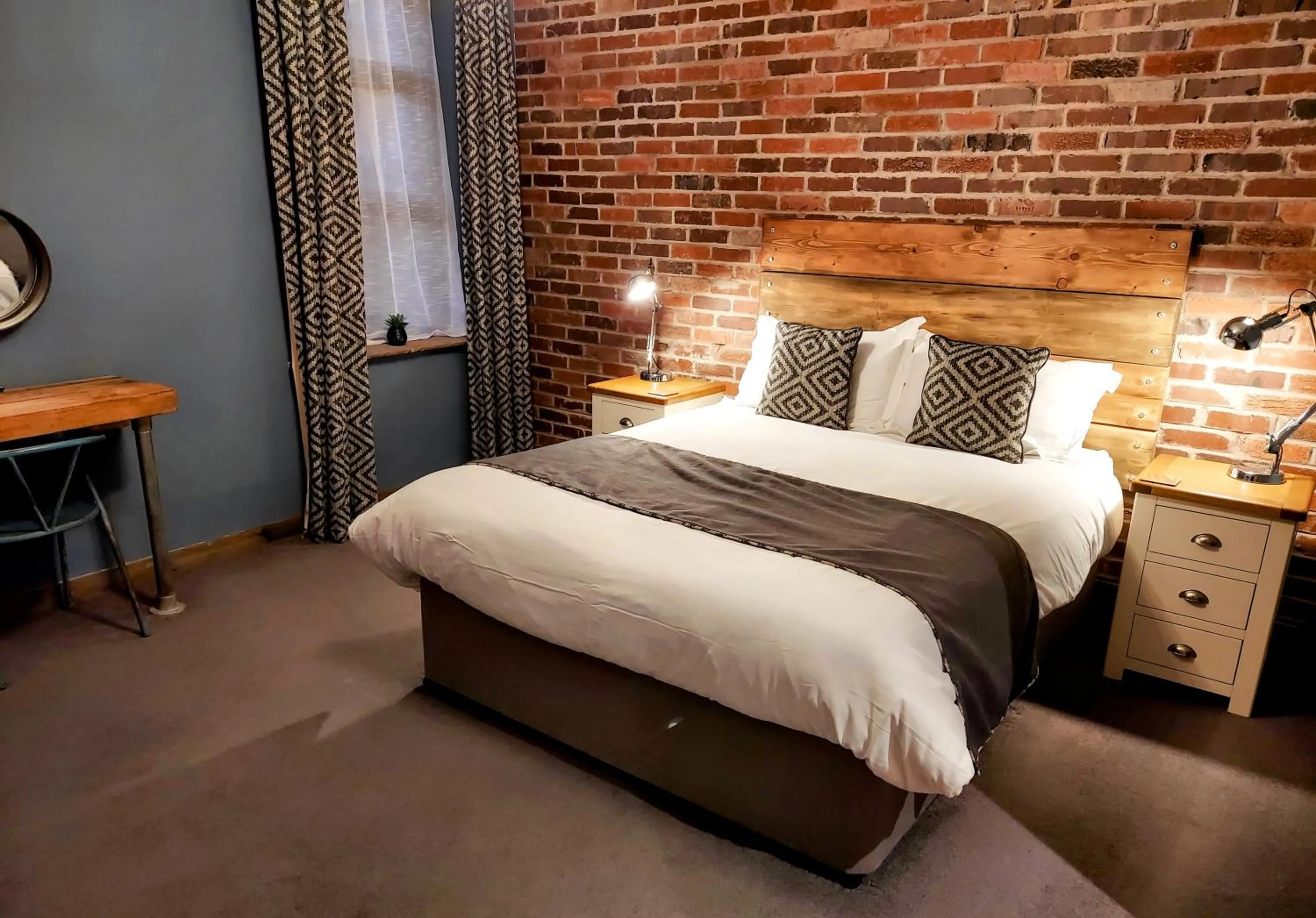 Bed in Trawden Arms Community Owned Pub