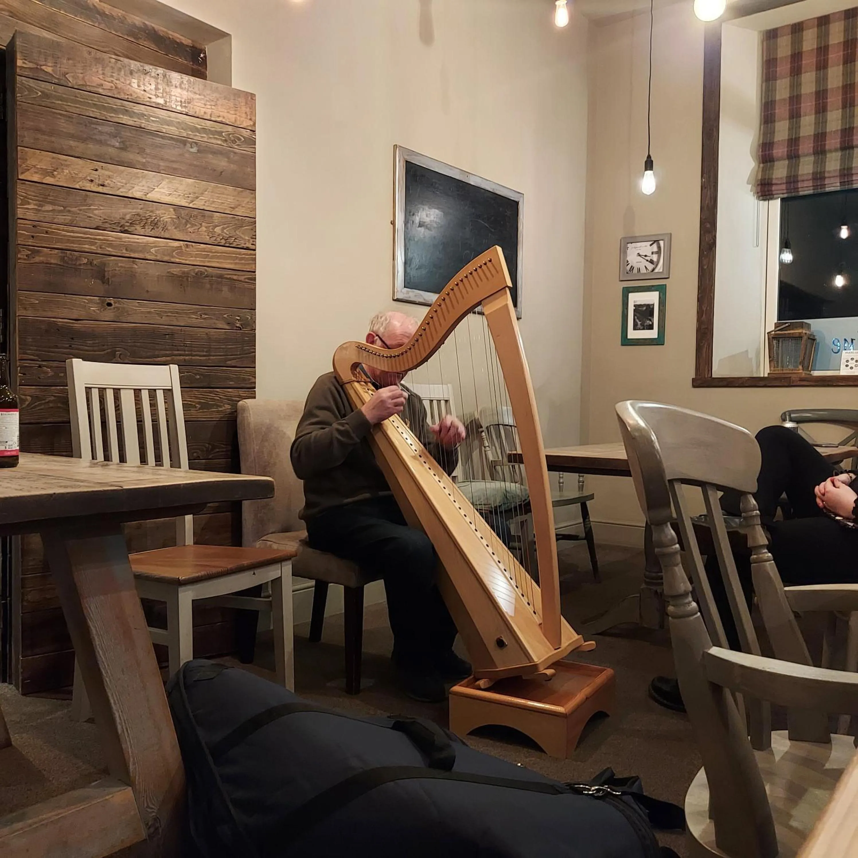 Seating area in Trawden Arms Community Owned Pub