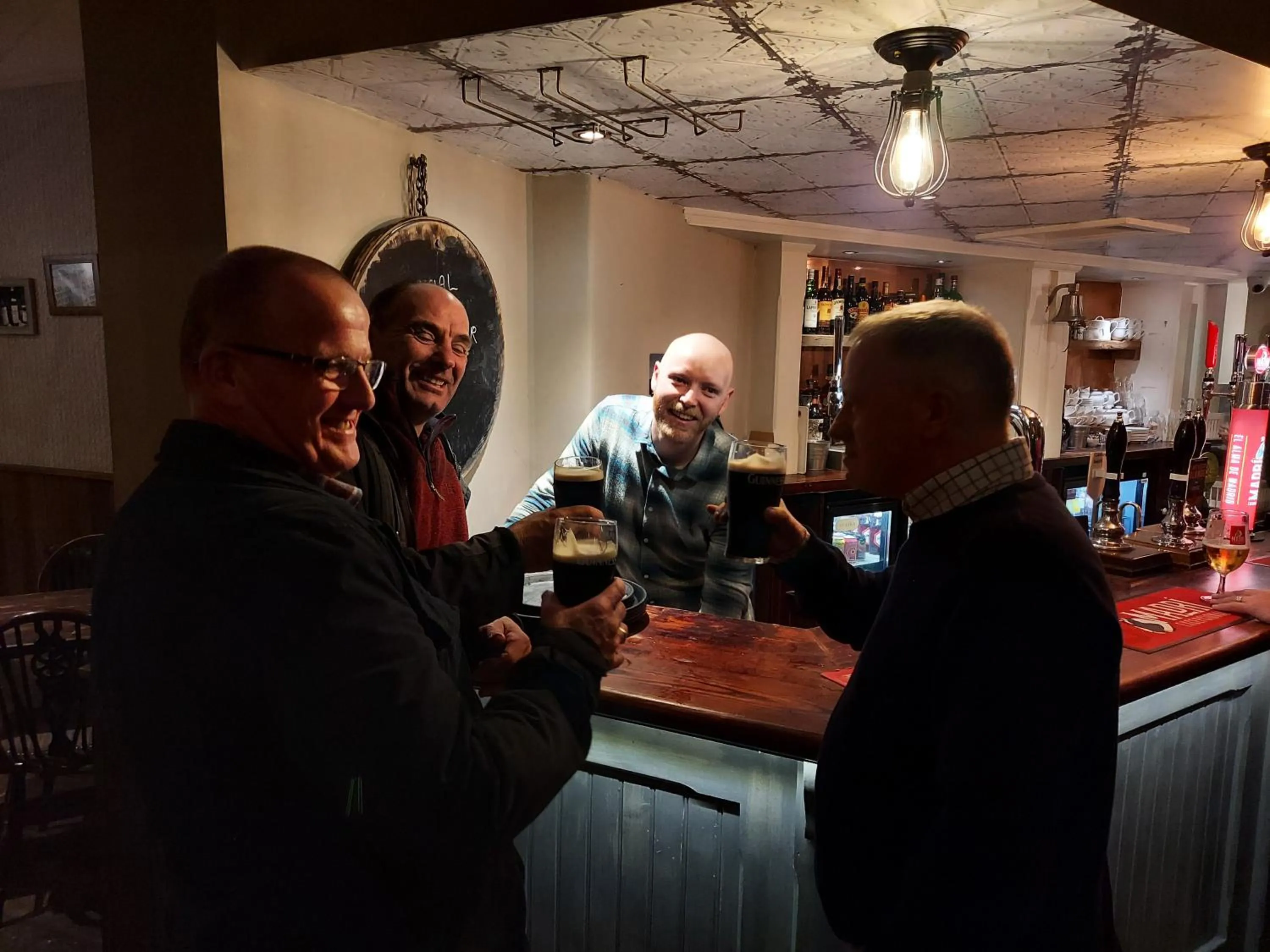 People in Trawden Arms Community Owned Pub