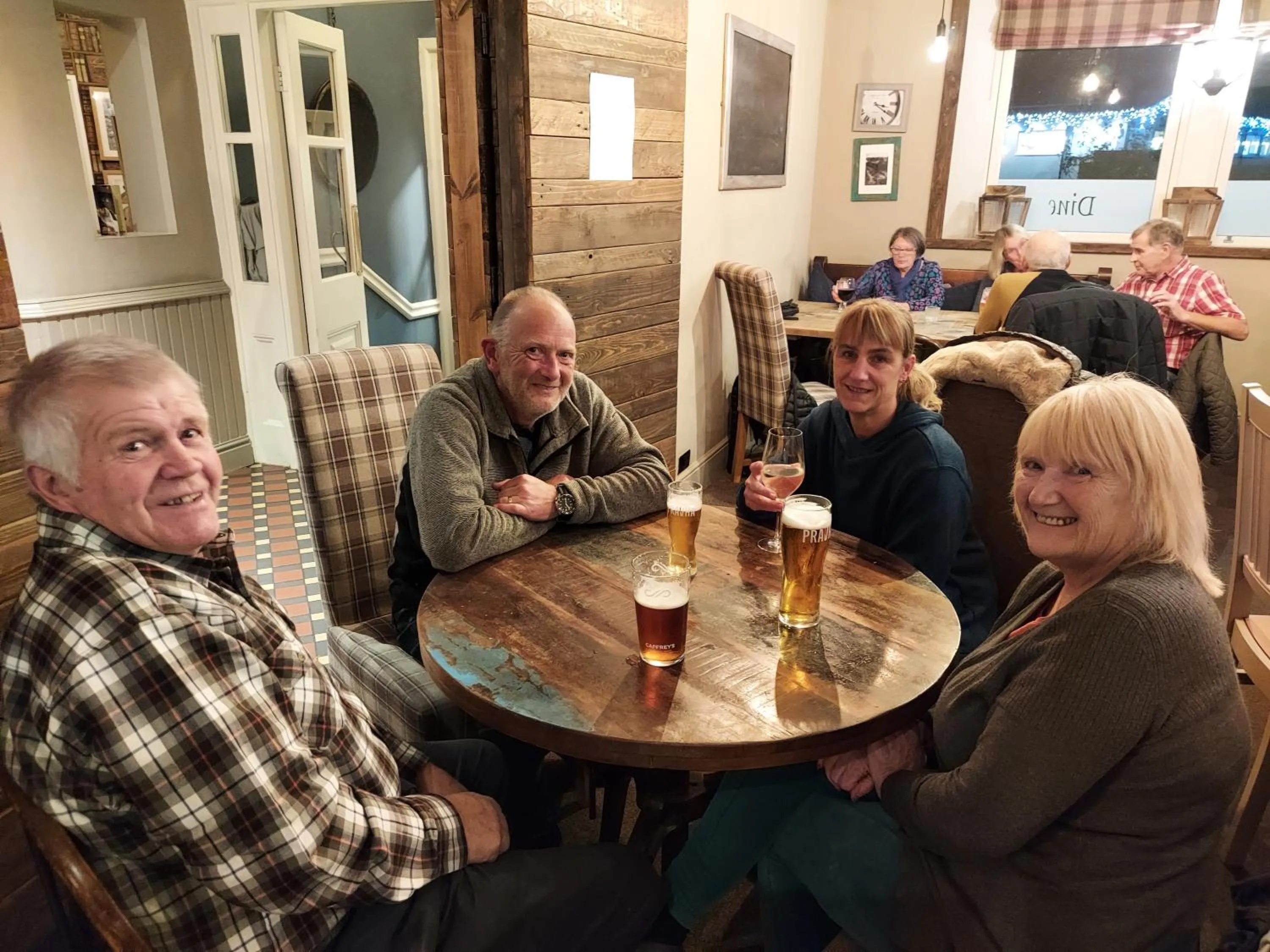 People in Trawden Arms Community Owned Pub