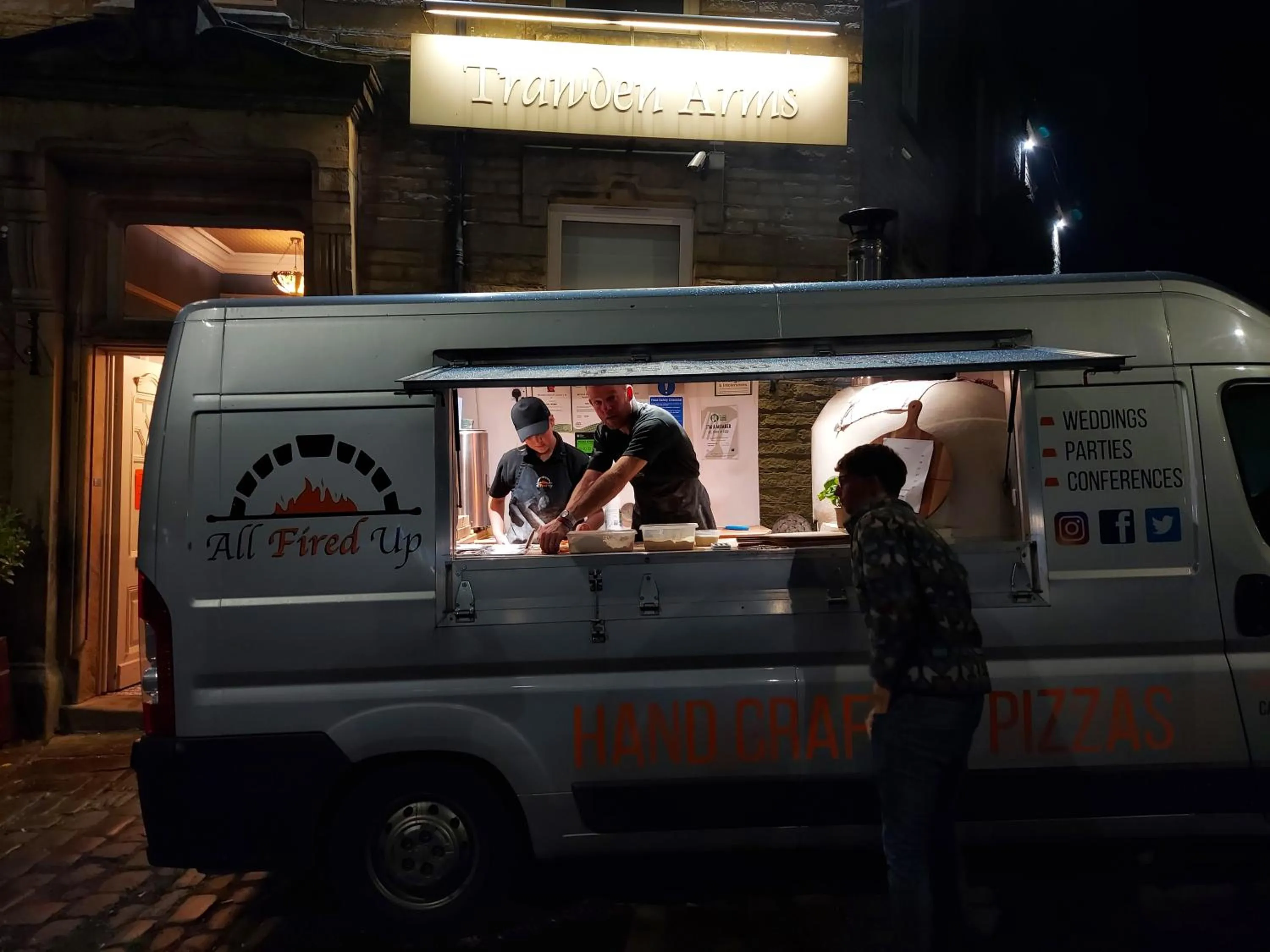 People in Trawden Arms Community Owned Pub