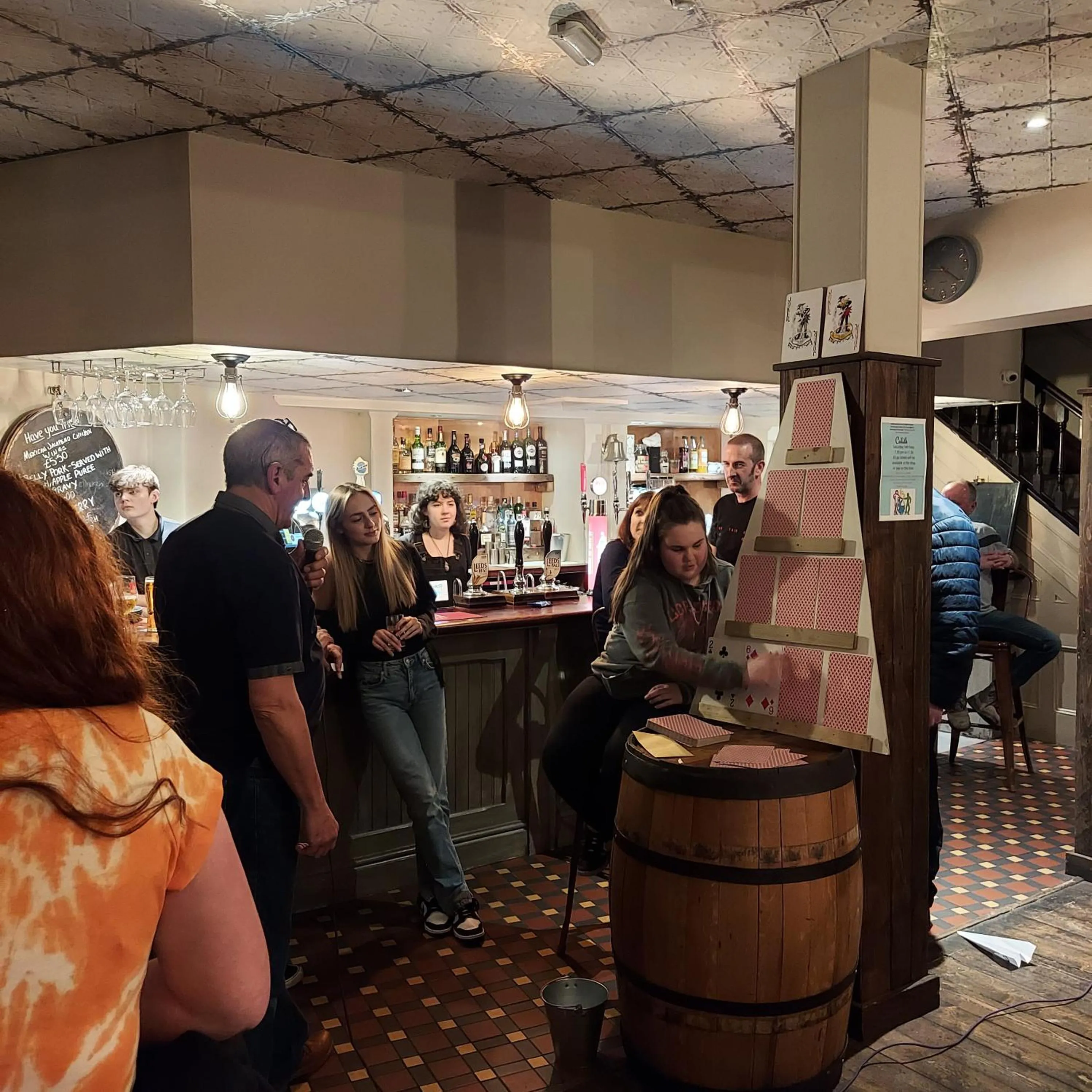 People in Trawden Arms Community Owned Pub