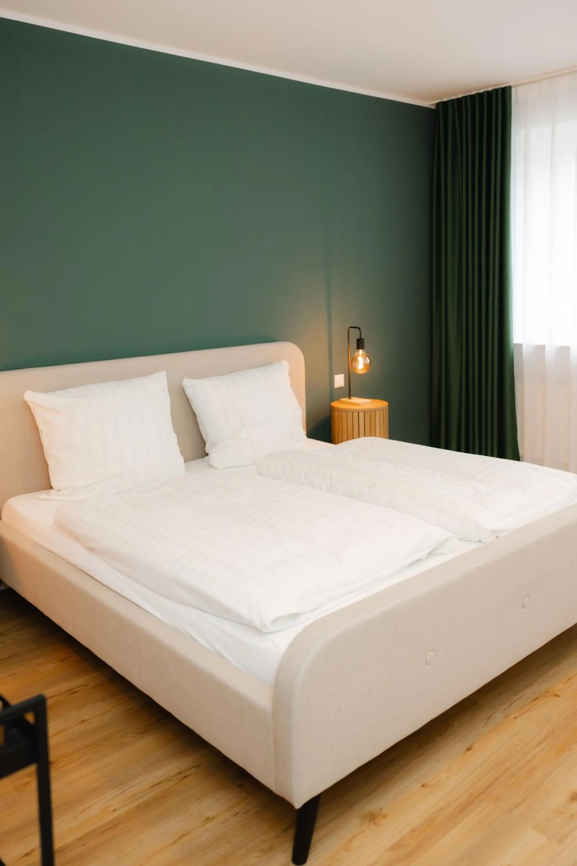 Photo of the whole room, Bed in Fährhaus Kollmar