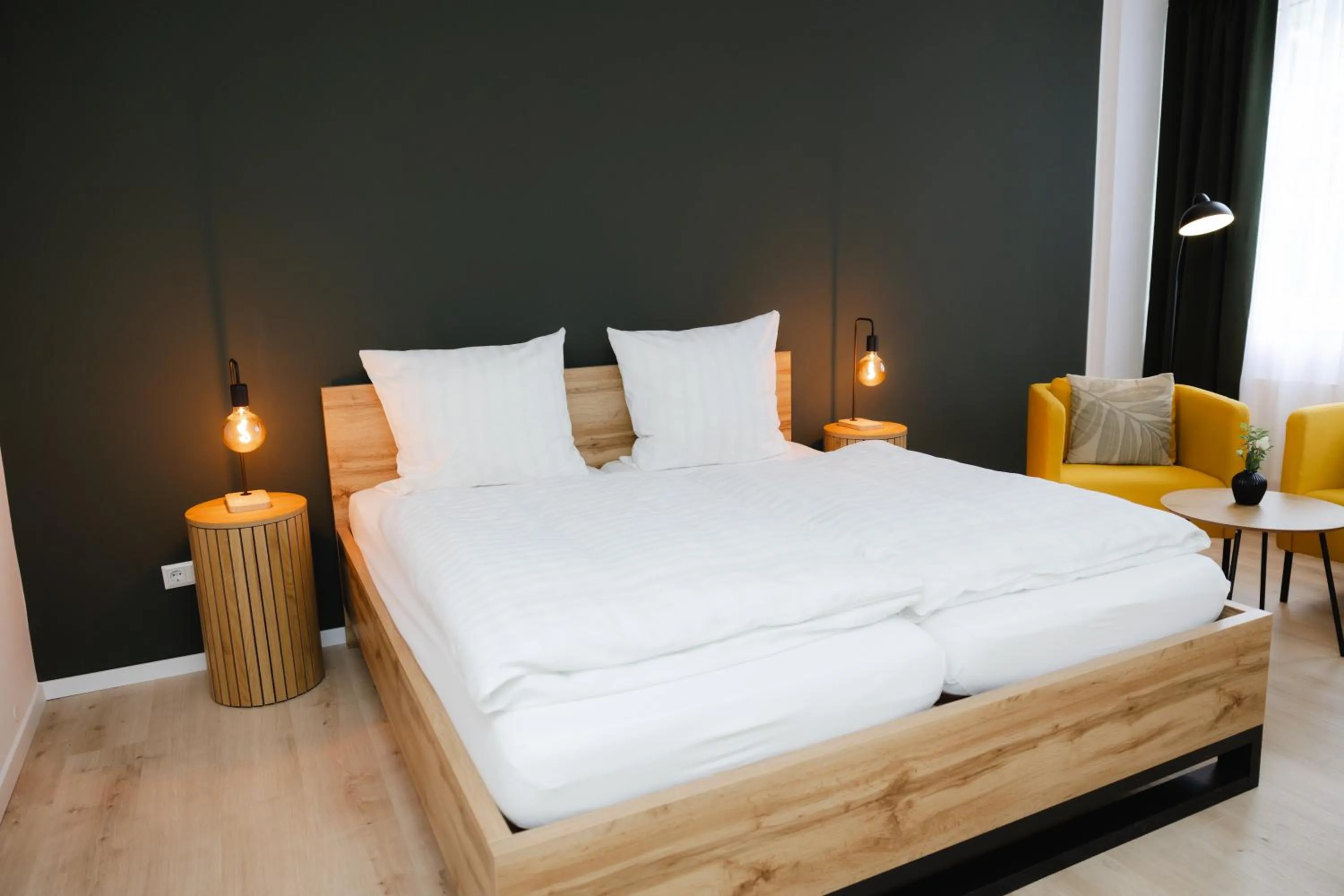 Photo of the whole room, Bed in Fährhaus Kollmar