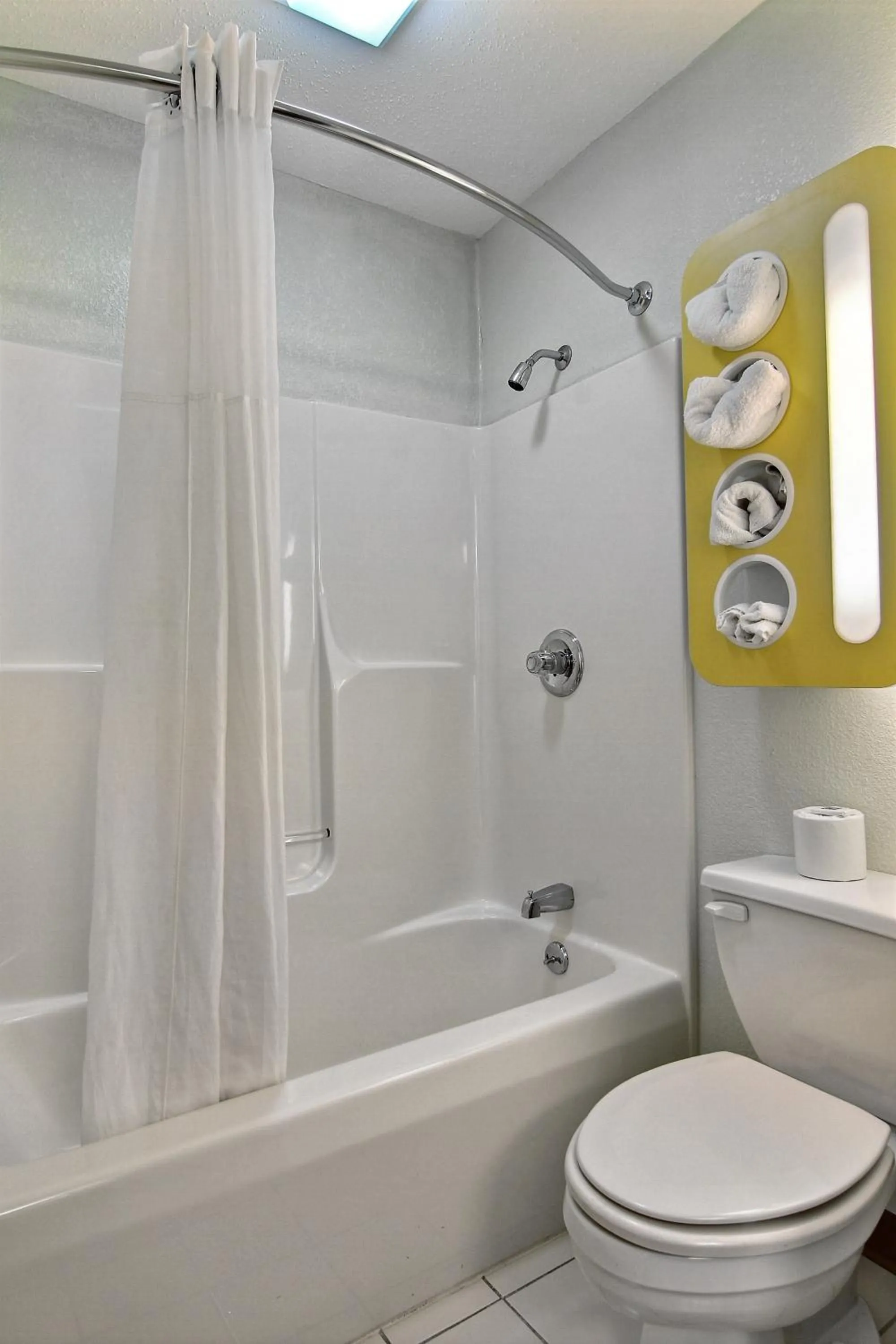 Bathroom in Motel 6-Gilman, IL