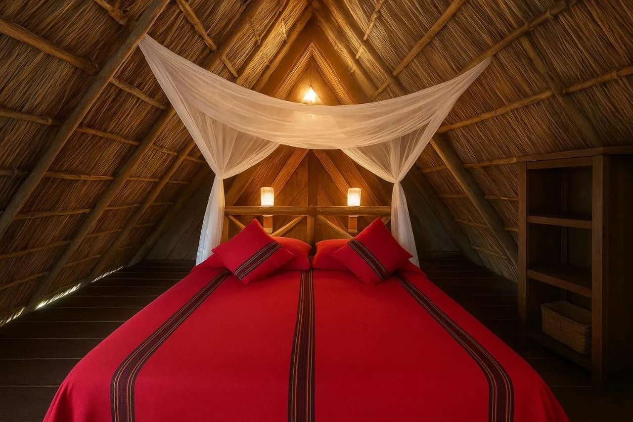 Bed in Punta Teonoste Beach Resort