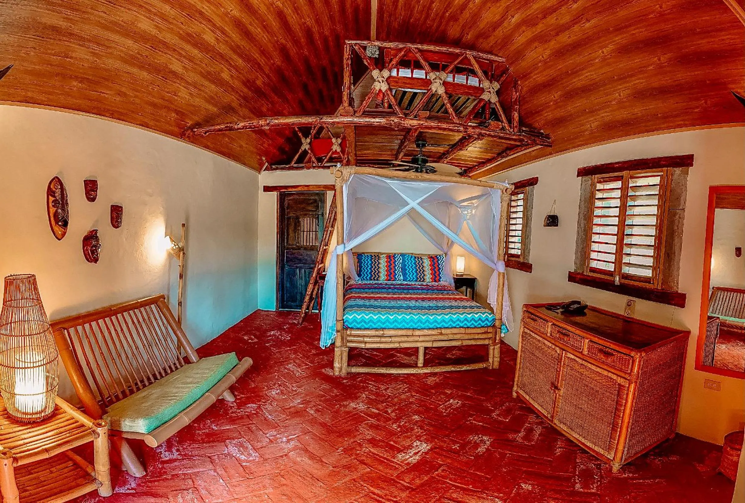 Bed in Punta Teonoste Beach Resort