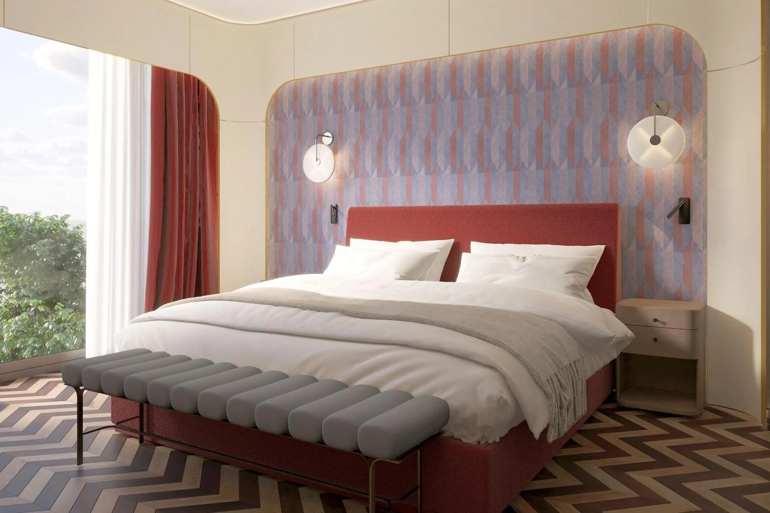 Photo of the whole room, Bed in Recoleta Grand, Buenos Aires, a Tribute Portfolio Hotel