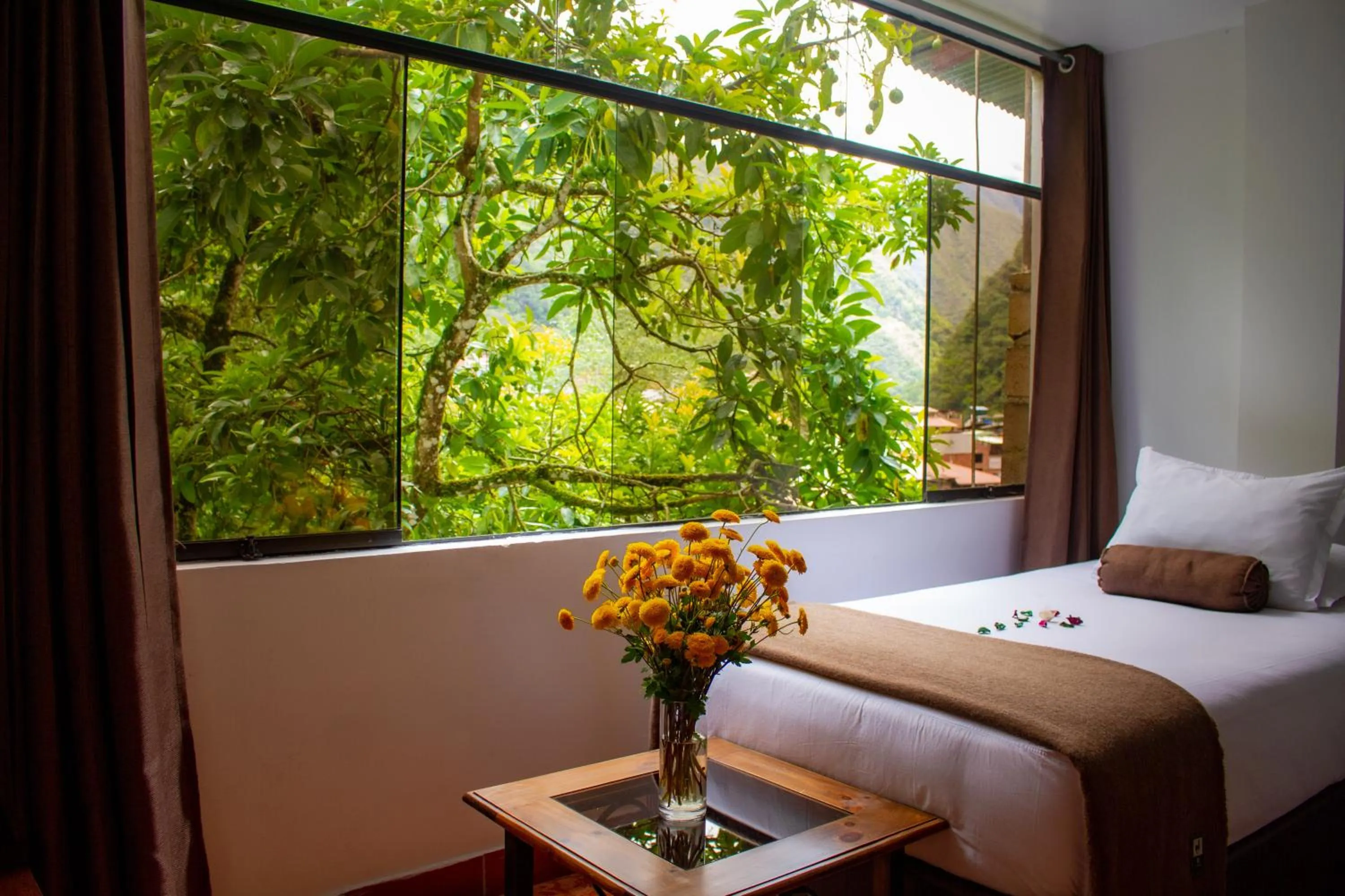 Garden view in Hotel Retama Machupicchu