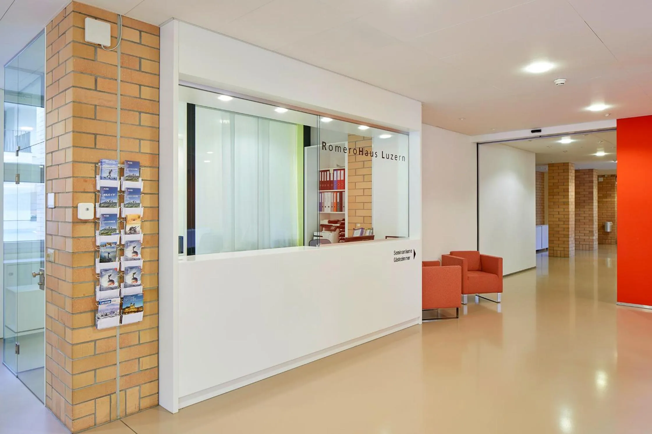 Lobby or reception in Seminarhotel Romerohaus