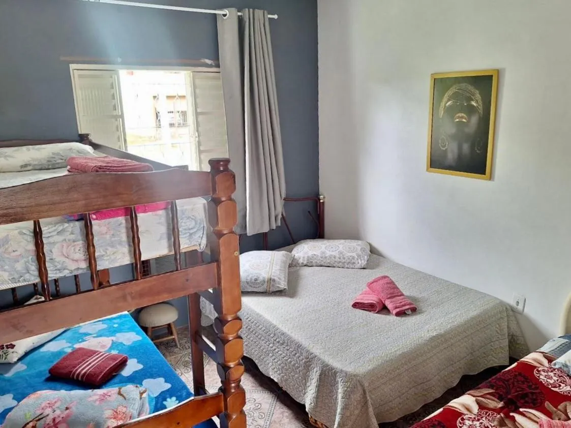 Bed in Pousada JP