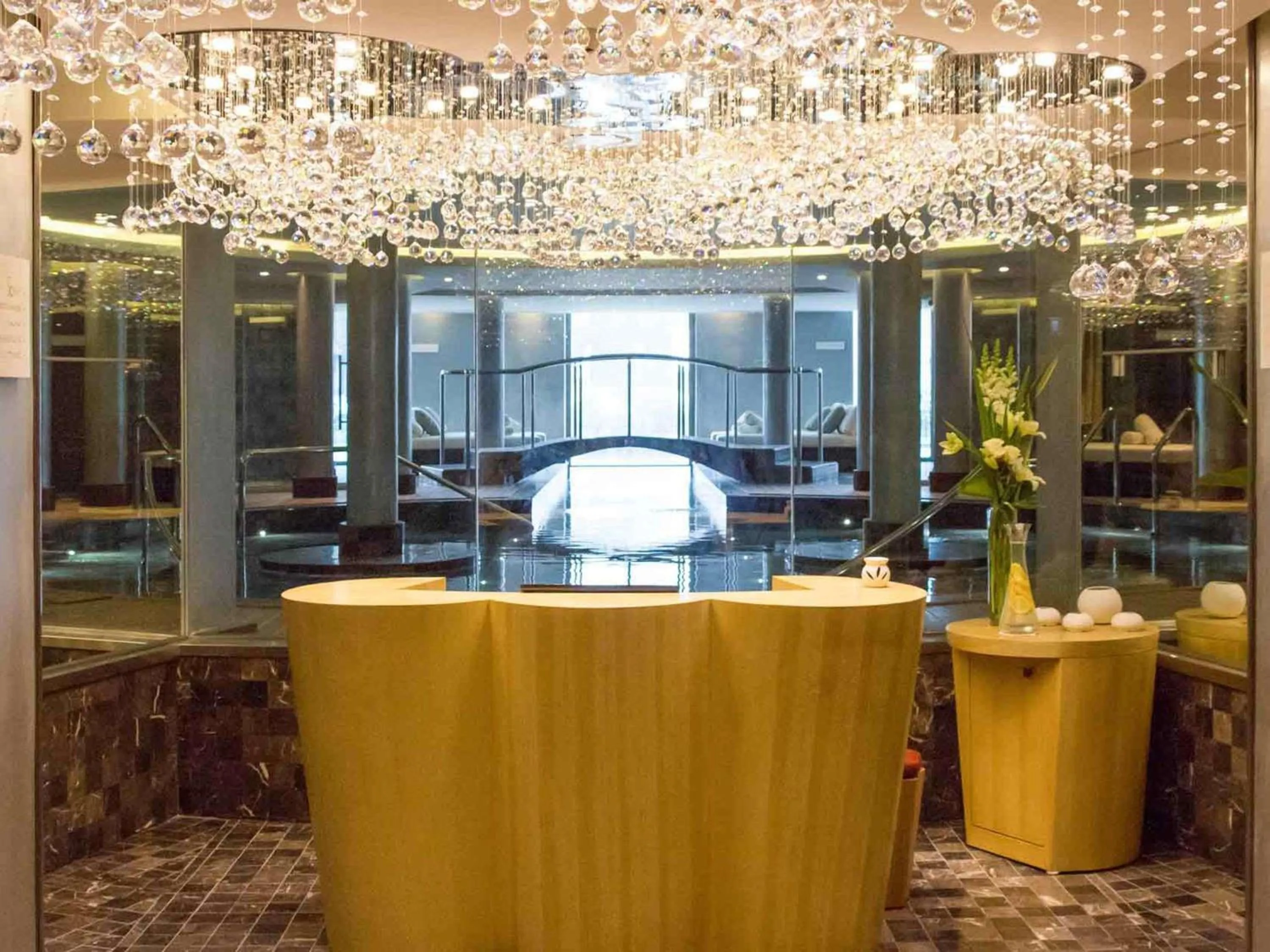 Pool view in Sofitel Montevideo Casino Carrasco & Spa