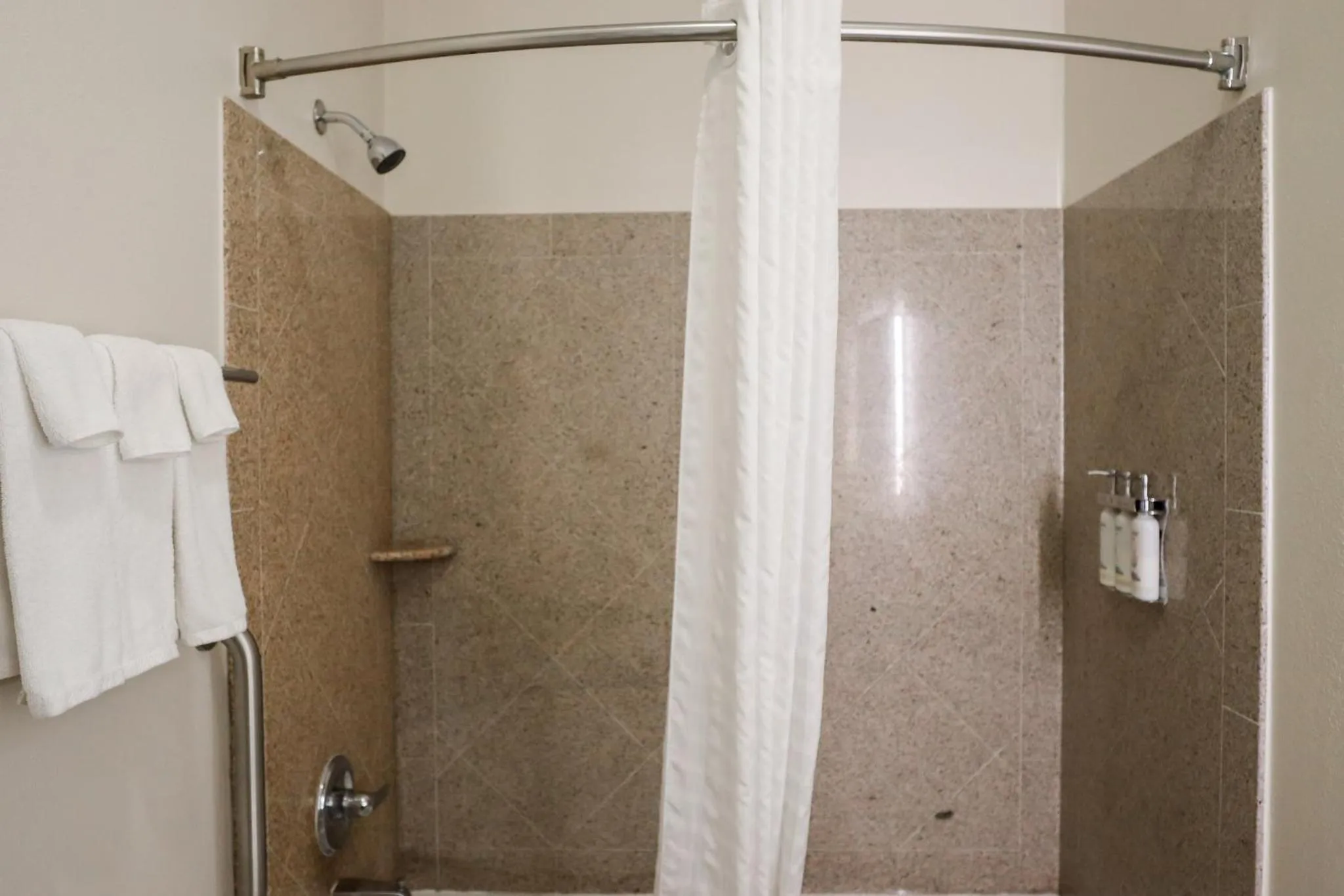 Bathroom in Candlewood Suites Richmond Airport by IHG