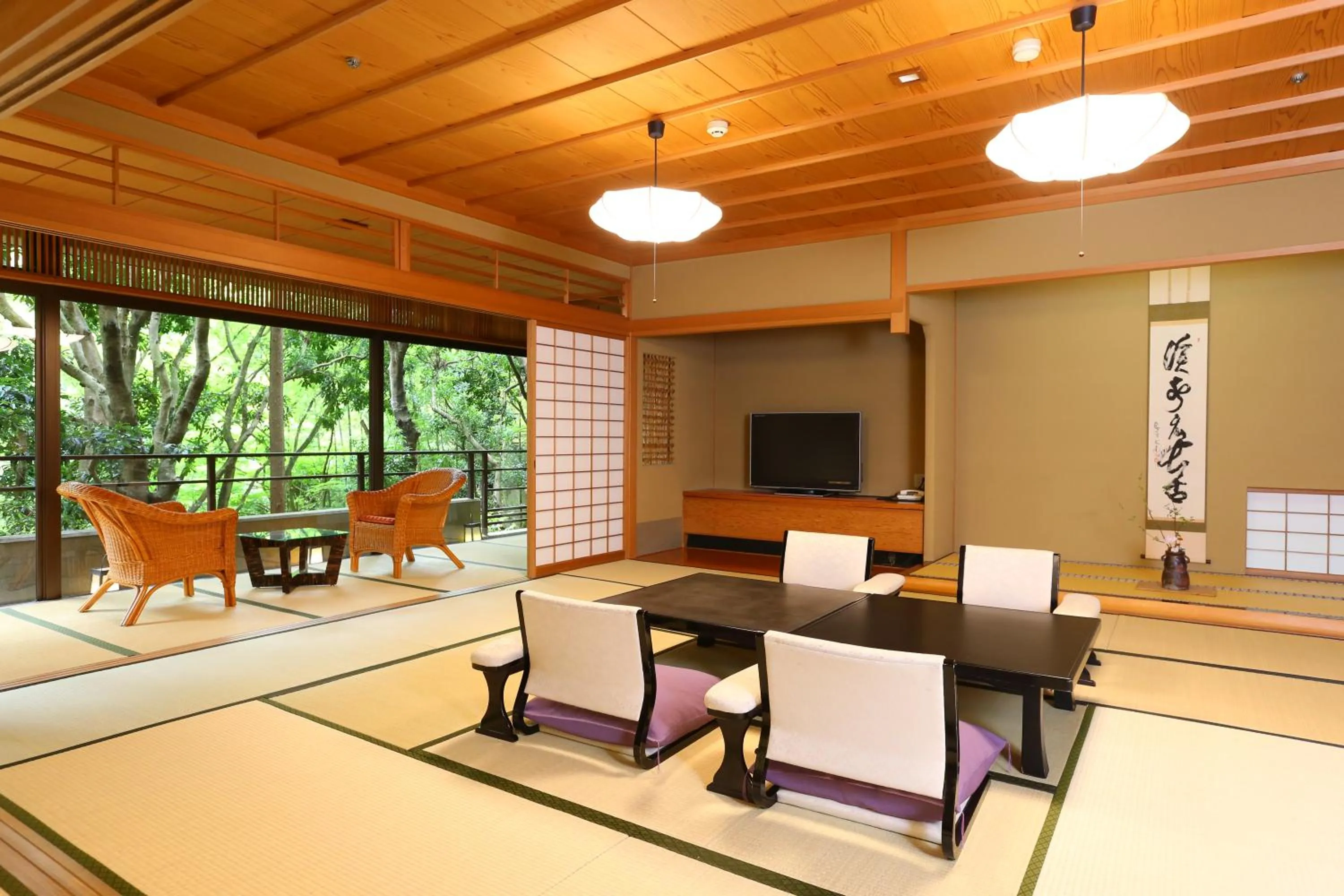 Living room in Oku Yugawara SANSUIROU