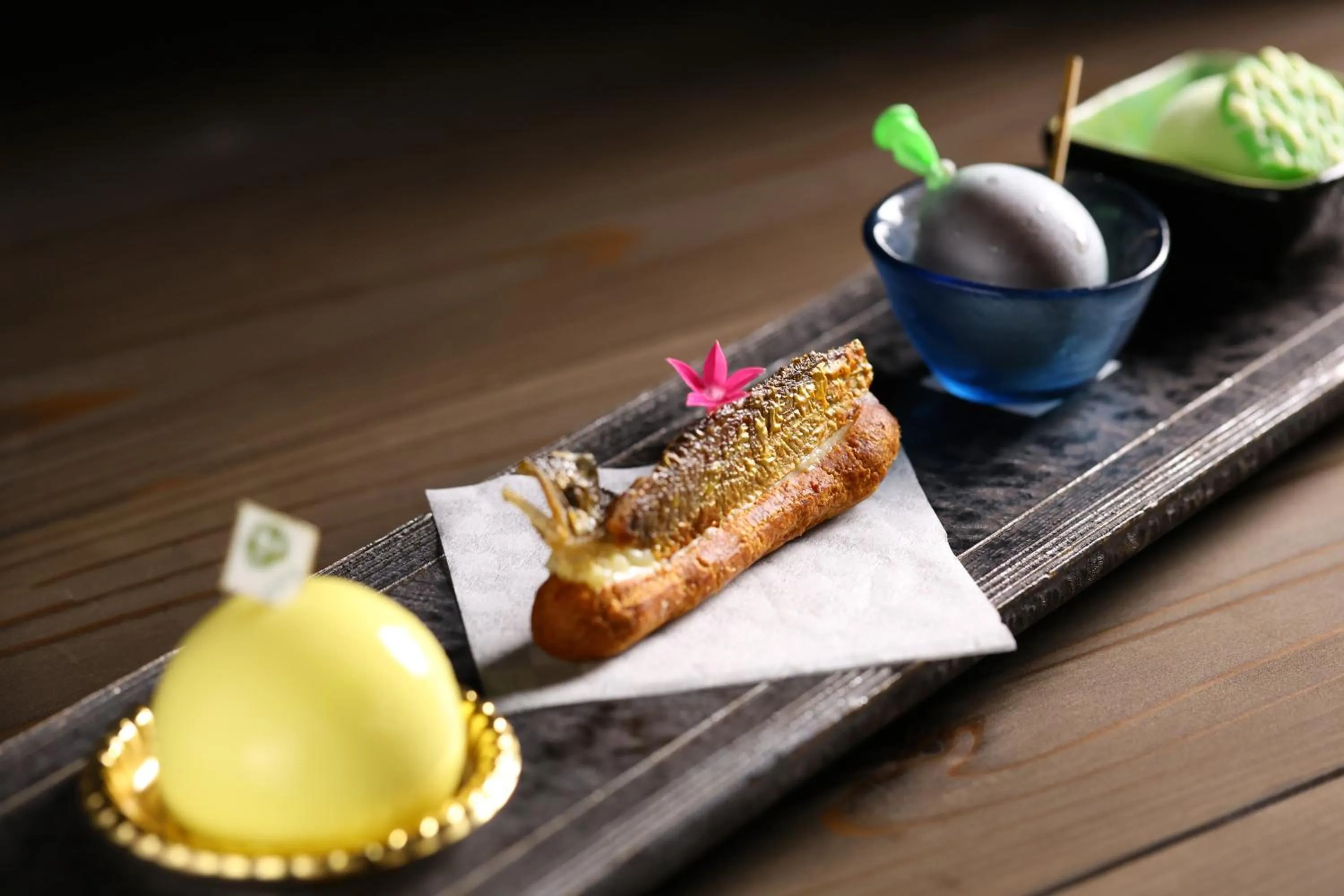 Food close-up in Oku Yugawara SANSUIROU